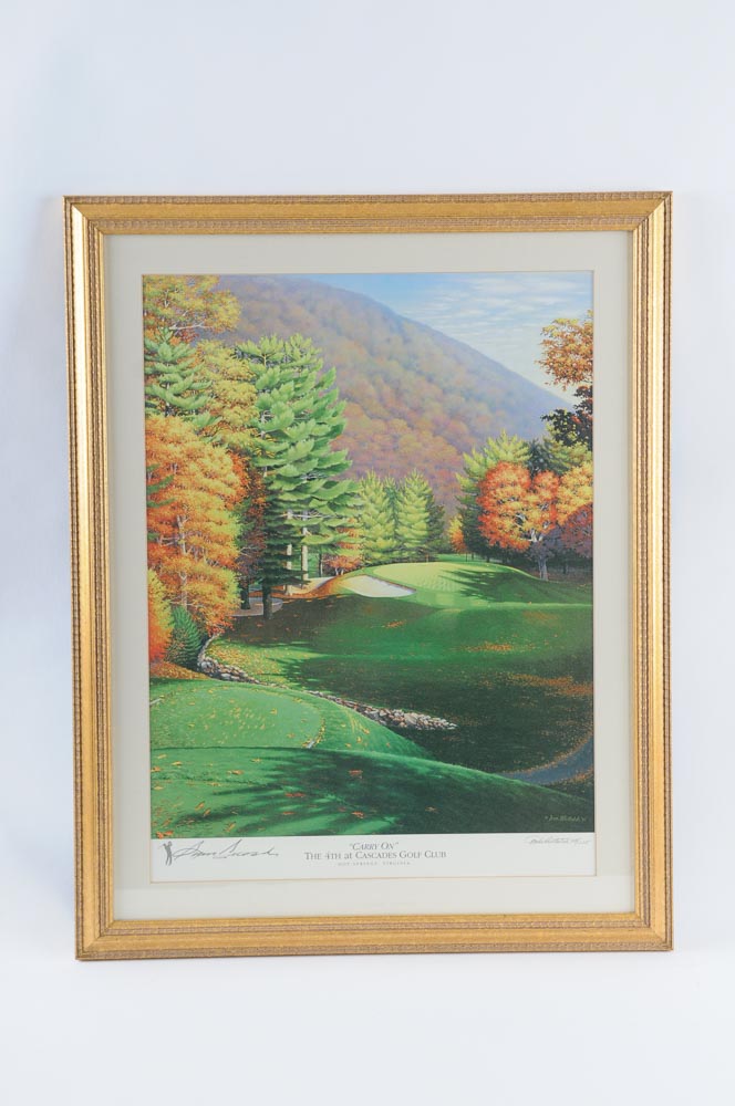 "Carry On" The 4th Hole at Cascades Golf Club Print