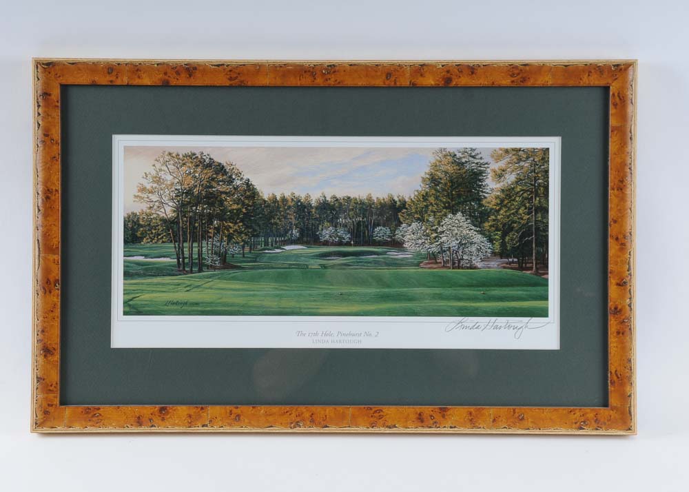 "The 17th Hole, Pinehurst No. 2" Print By Linda Hartough