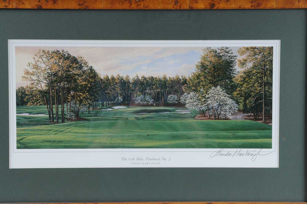 "The 17th Hole, Pinehurst No. 2" Print By Linda Hartough