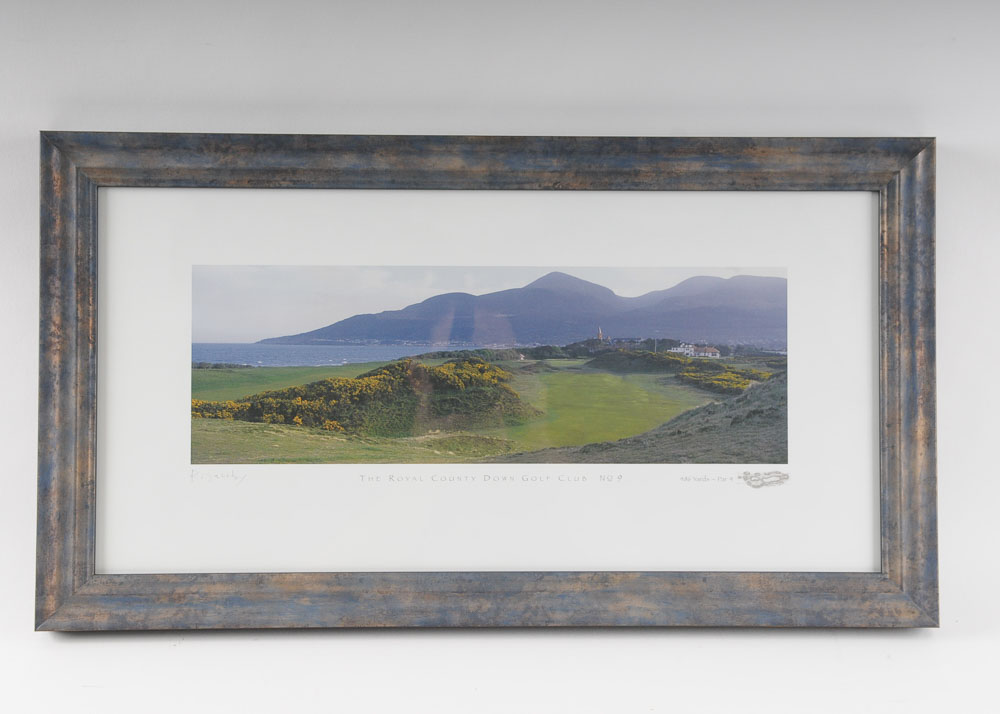 "The Royal County Down" Hole #9 Framed Print