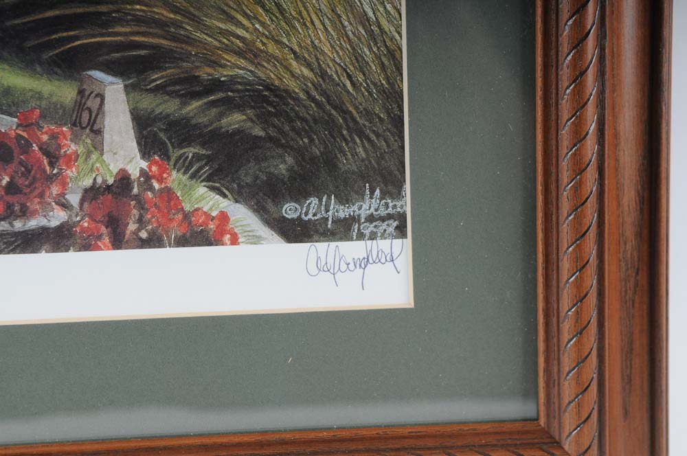 Golf Limited Edition Print and Wooden Box