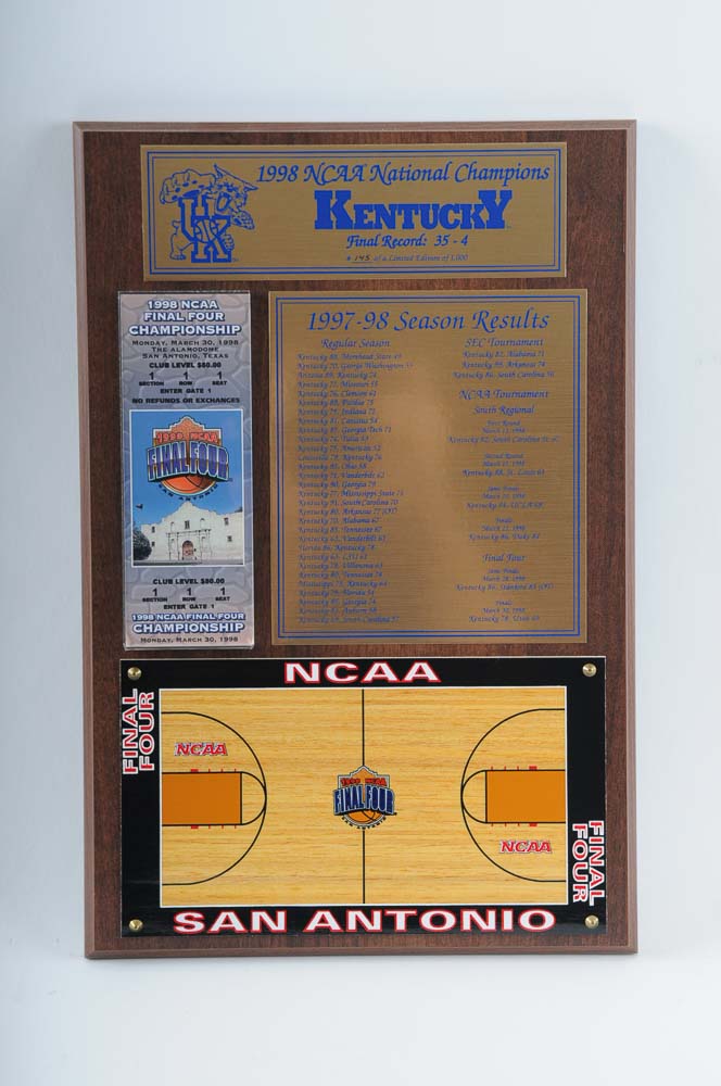 1998 University of Kentucky Wall Decor