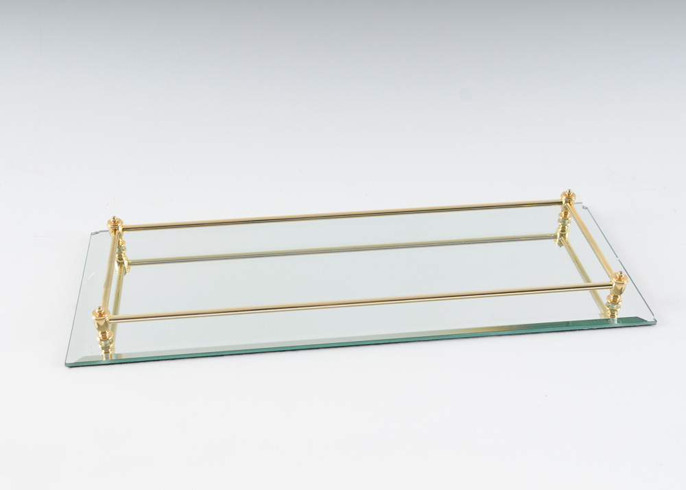 Mirror Rectangular Vanity Tray