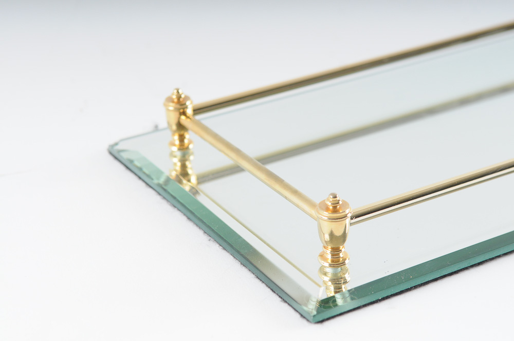 Mirror Rectangular Vanity Tray