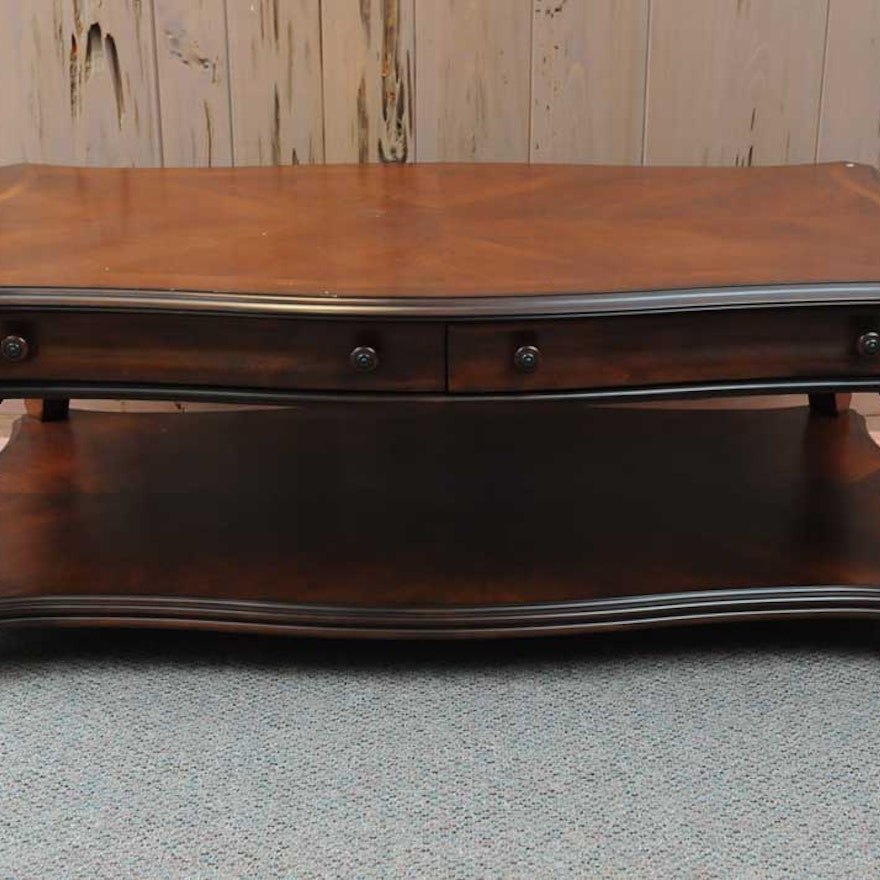 American Signature Mahogany Coffee Table