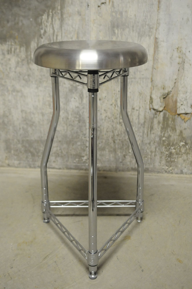 Industrial Style Counter-Height Stool