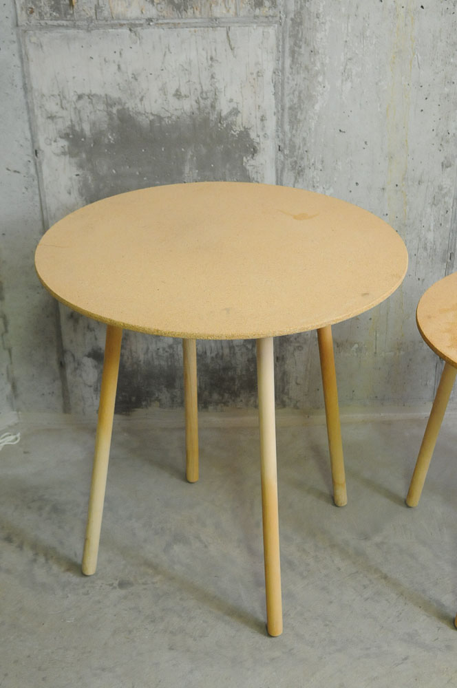 Pair of Composite Wood Tables