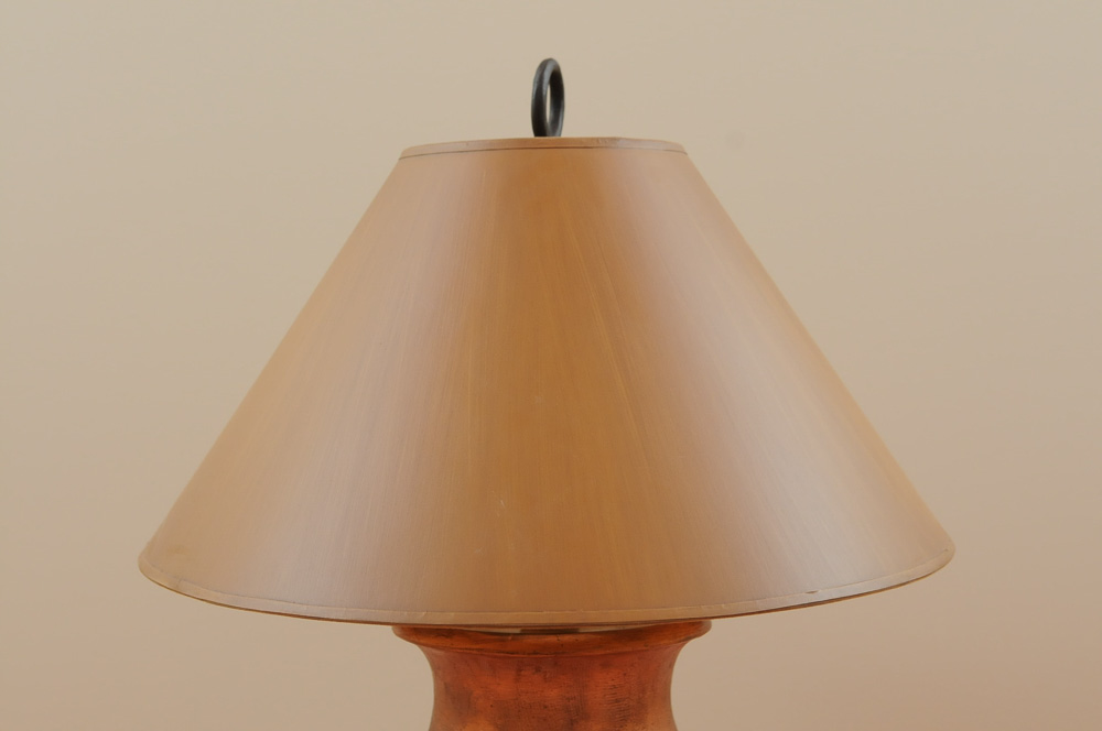 Large Copper Style Lamp