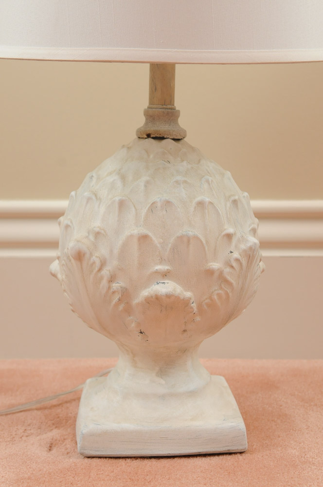 Plaster of Paris Base Table Lamp