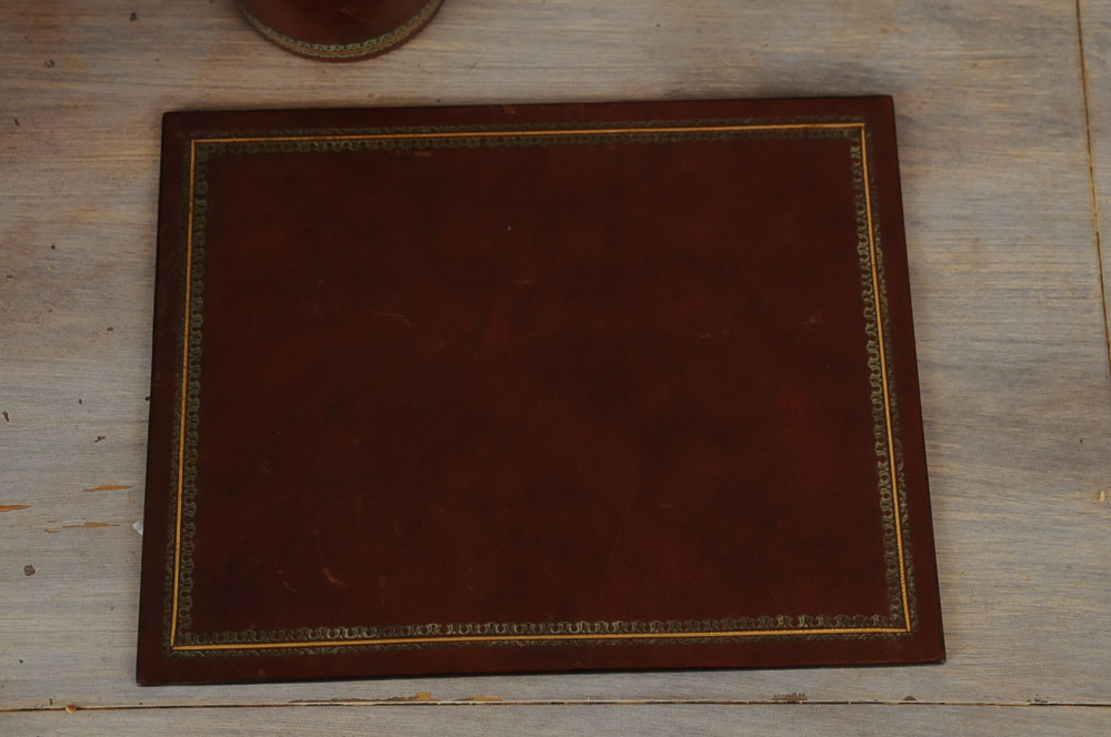 Leather Office Decor