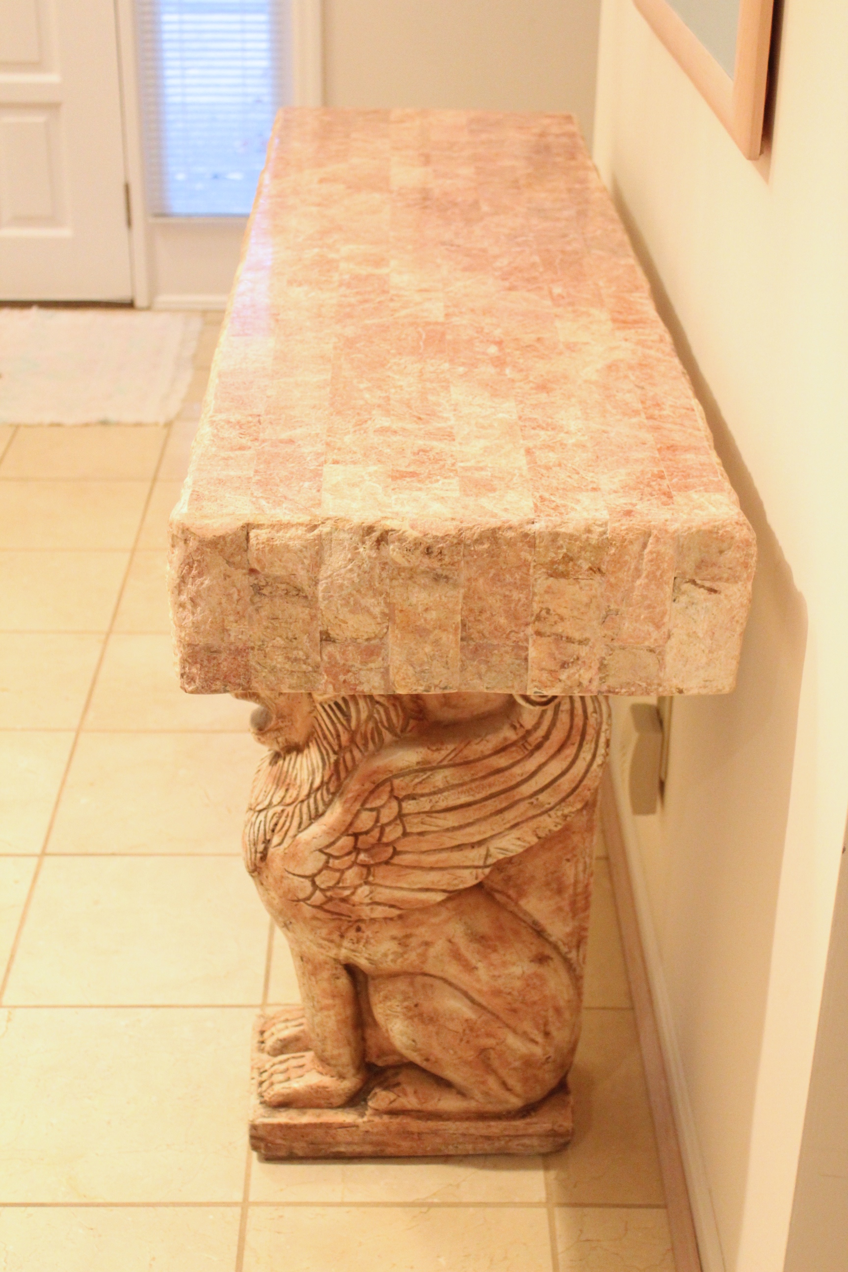 Marble Sphinx Table