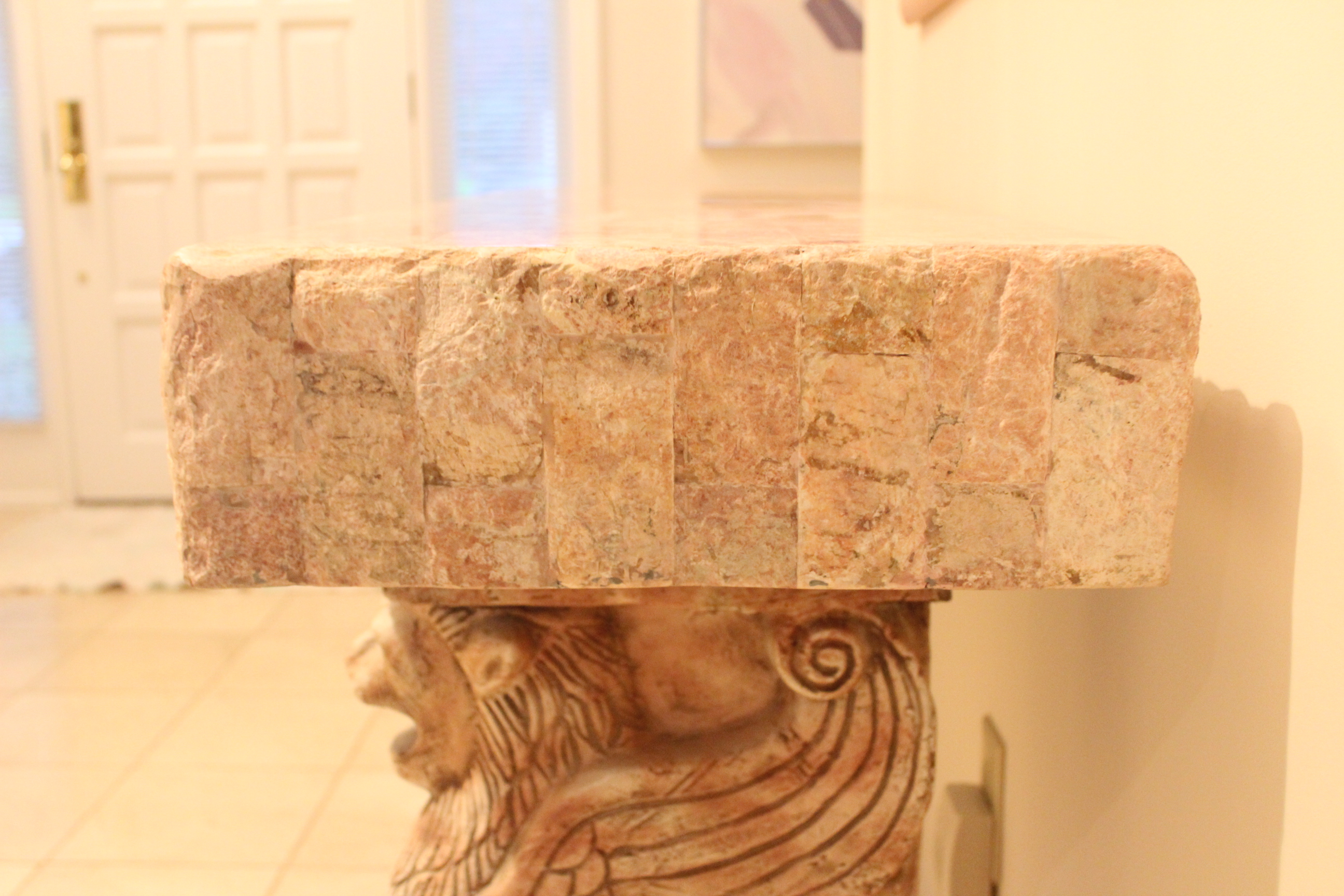 Marble Sphinx Table