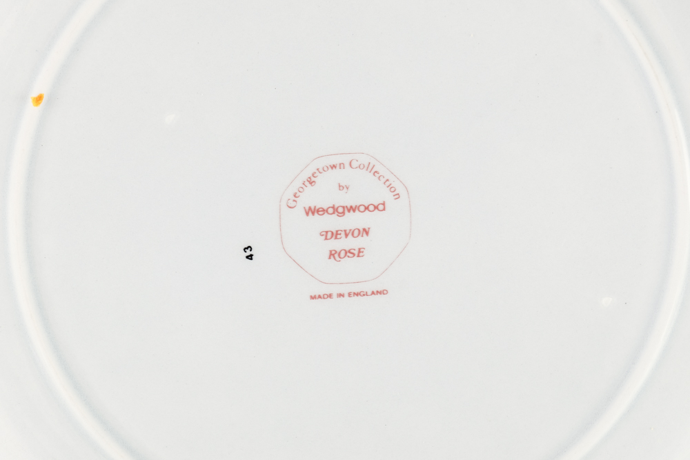 Wedgwood China, Devon Rose Pattern