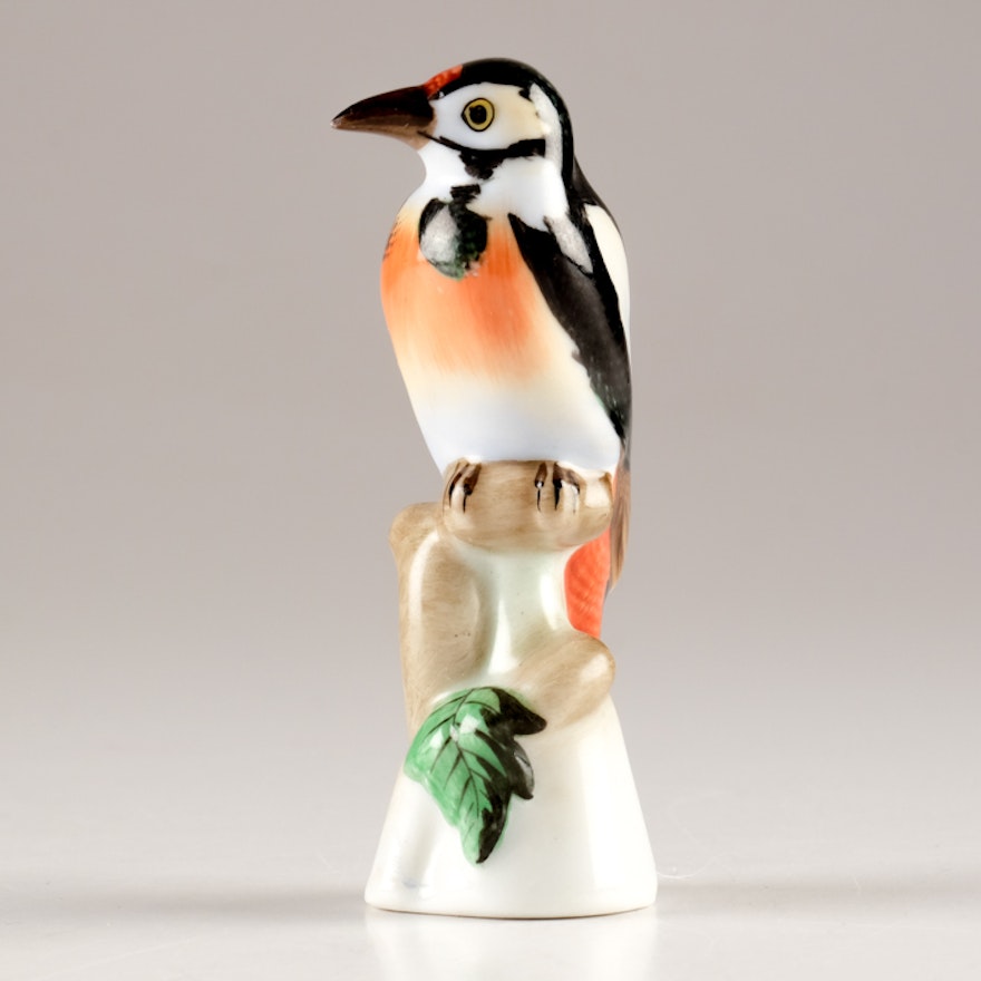 Herend Hungary Hand Painted Bird Figurine