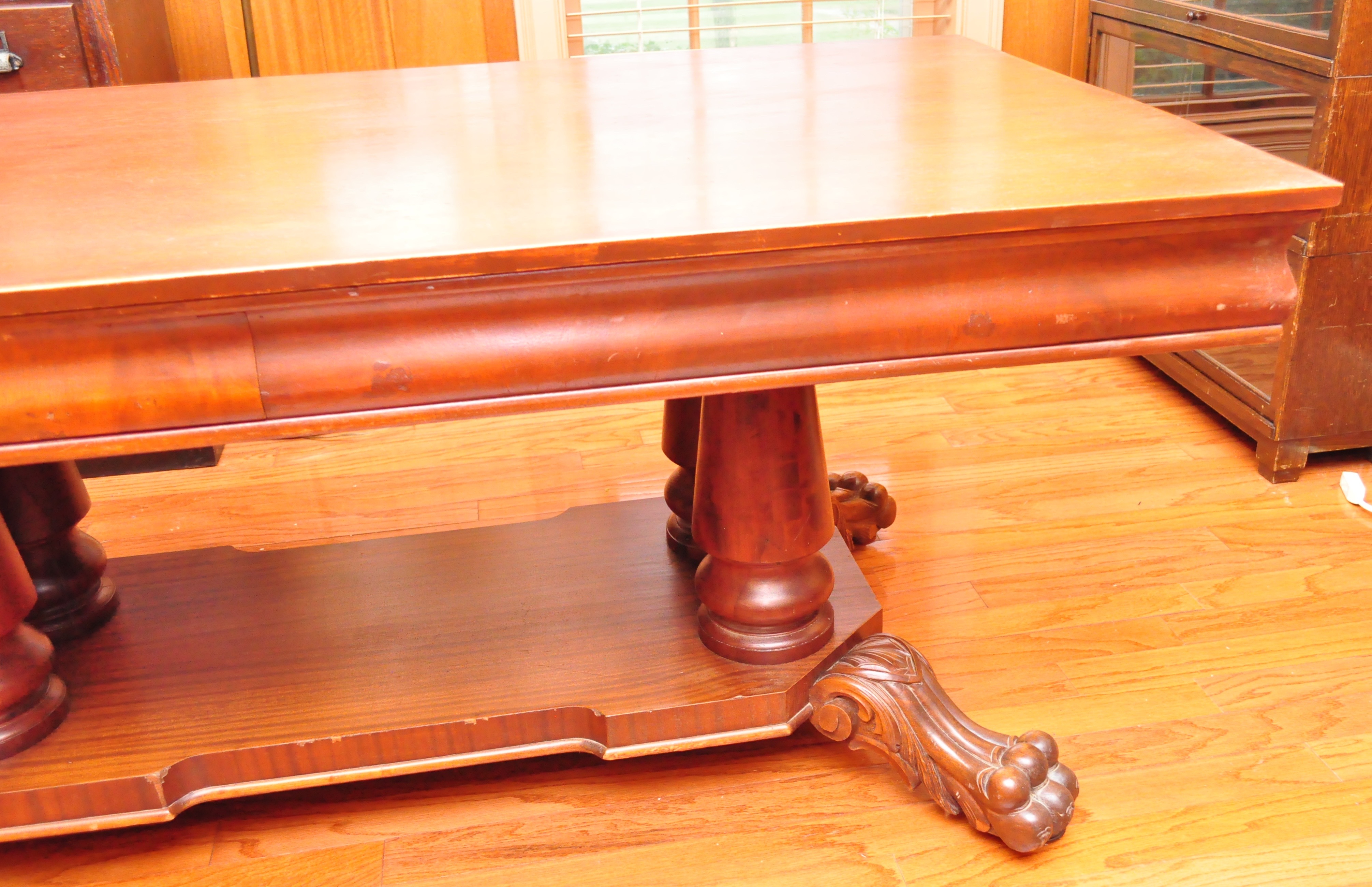 Antique Cherry Library Table