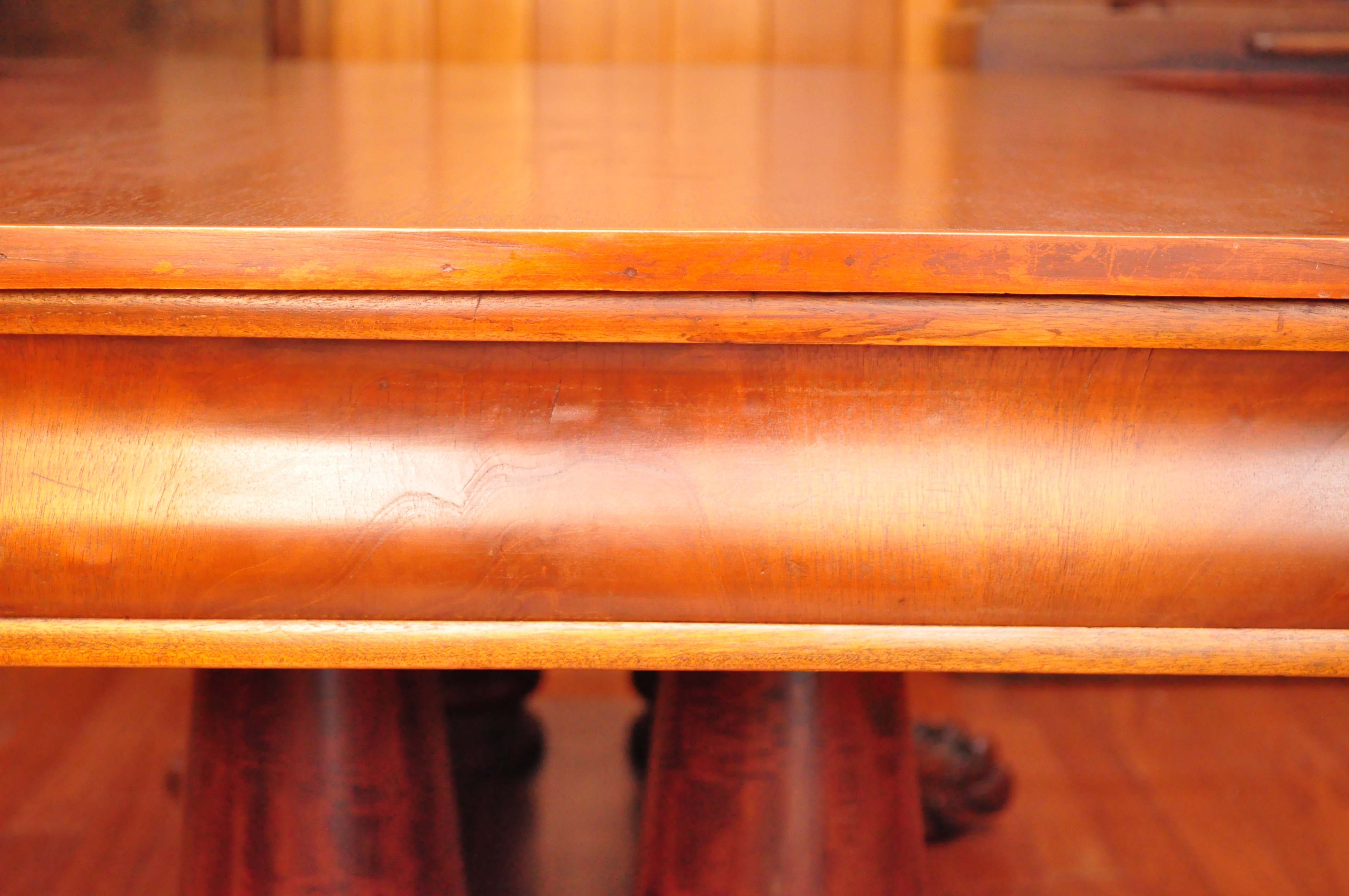 Antique Cherry Library Table