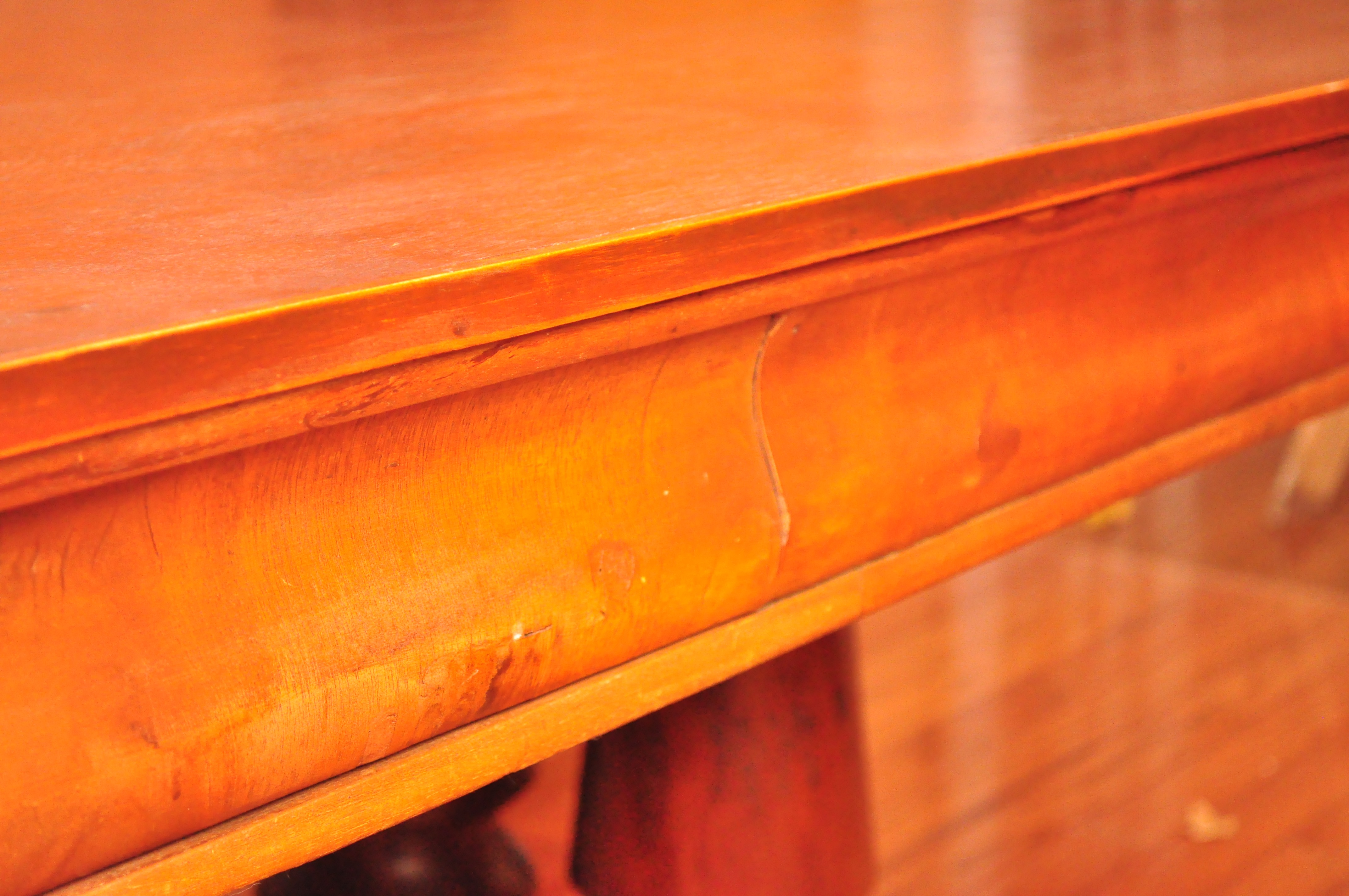 Antique Cherry Library Table