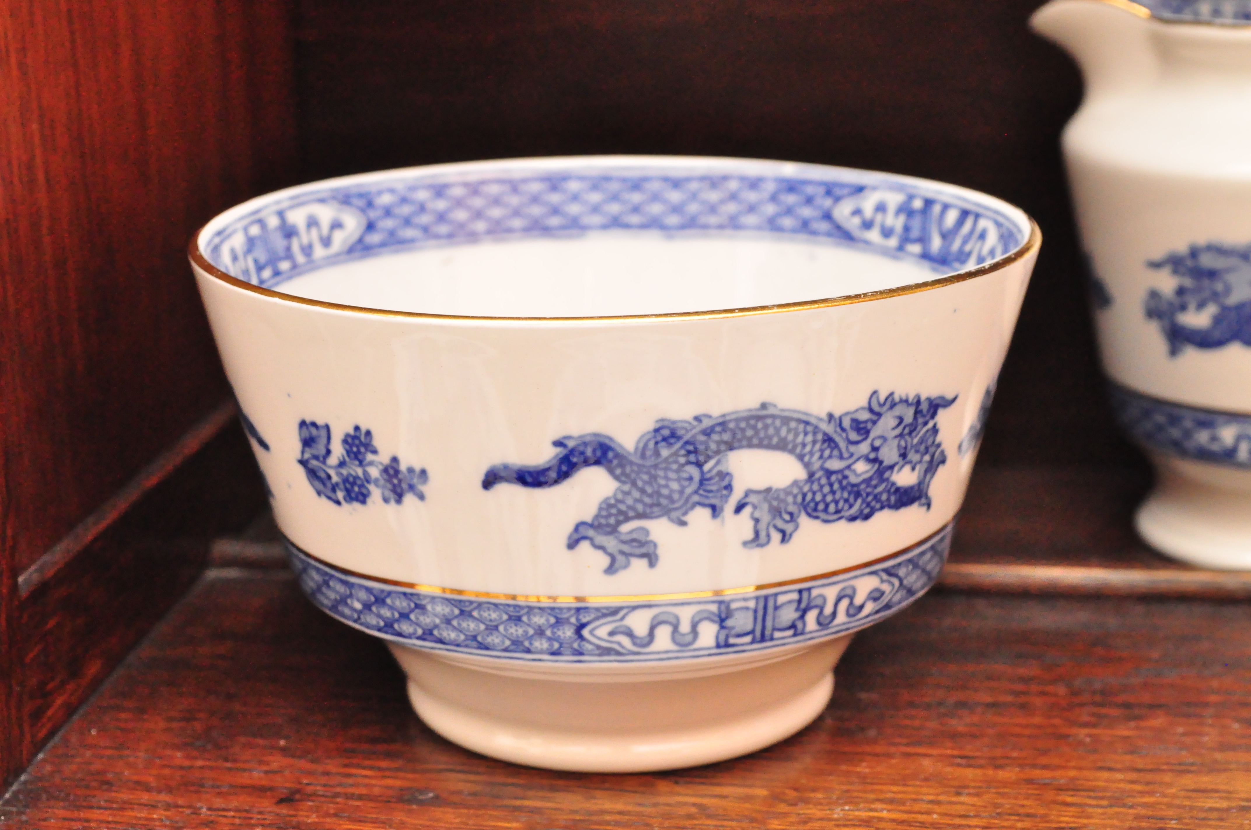 Vintage Chinese Dragon Royal Cauldon China Set