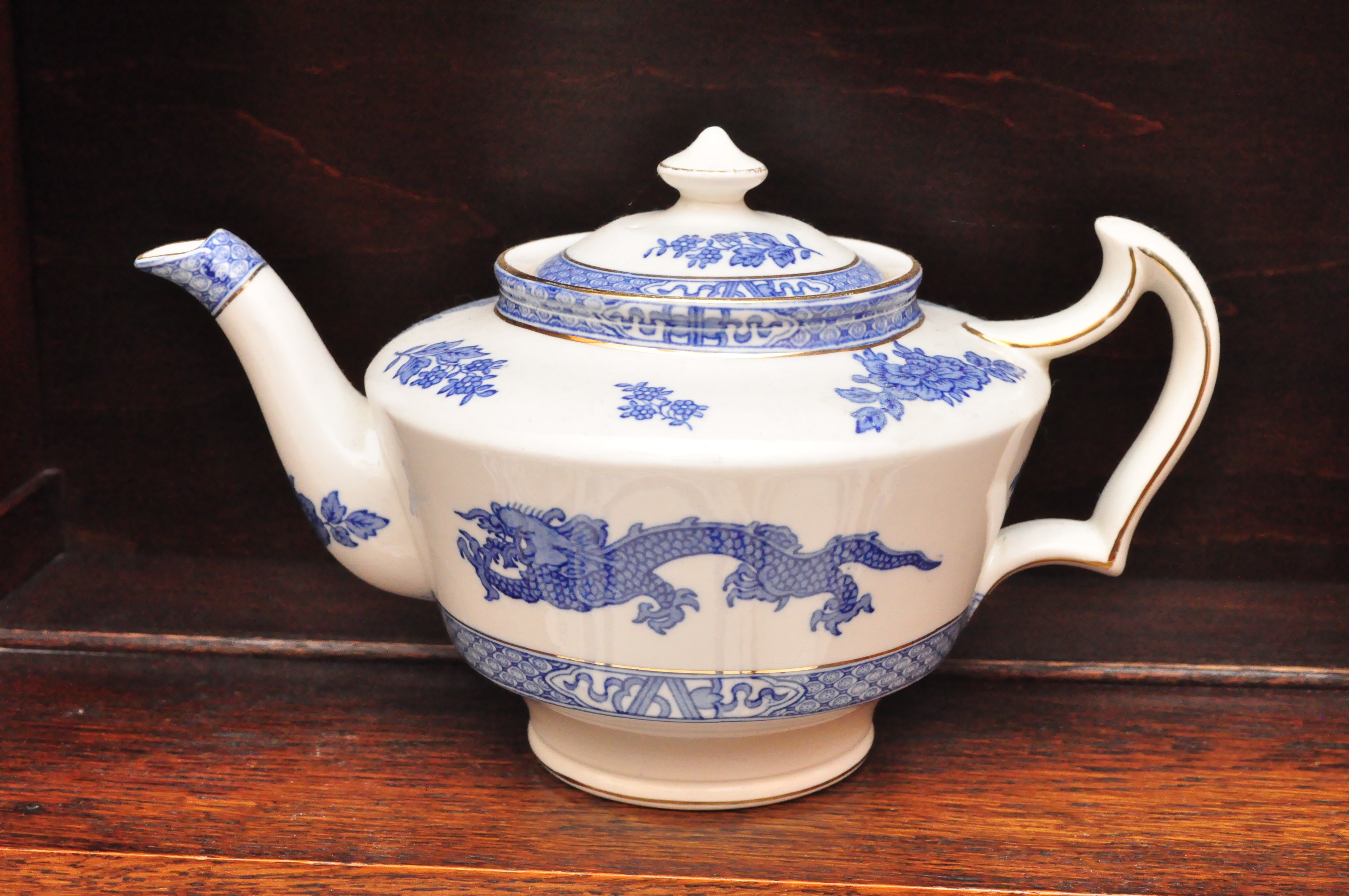 Vintage Chinese Dragon Royal Cauldon China Set