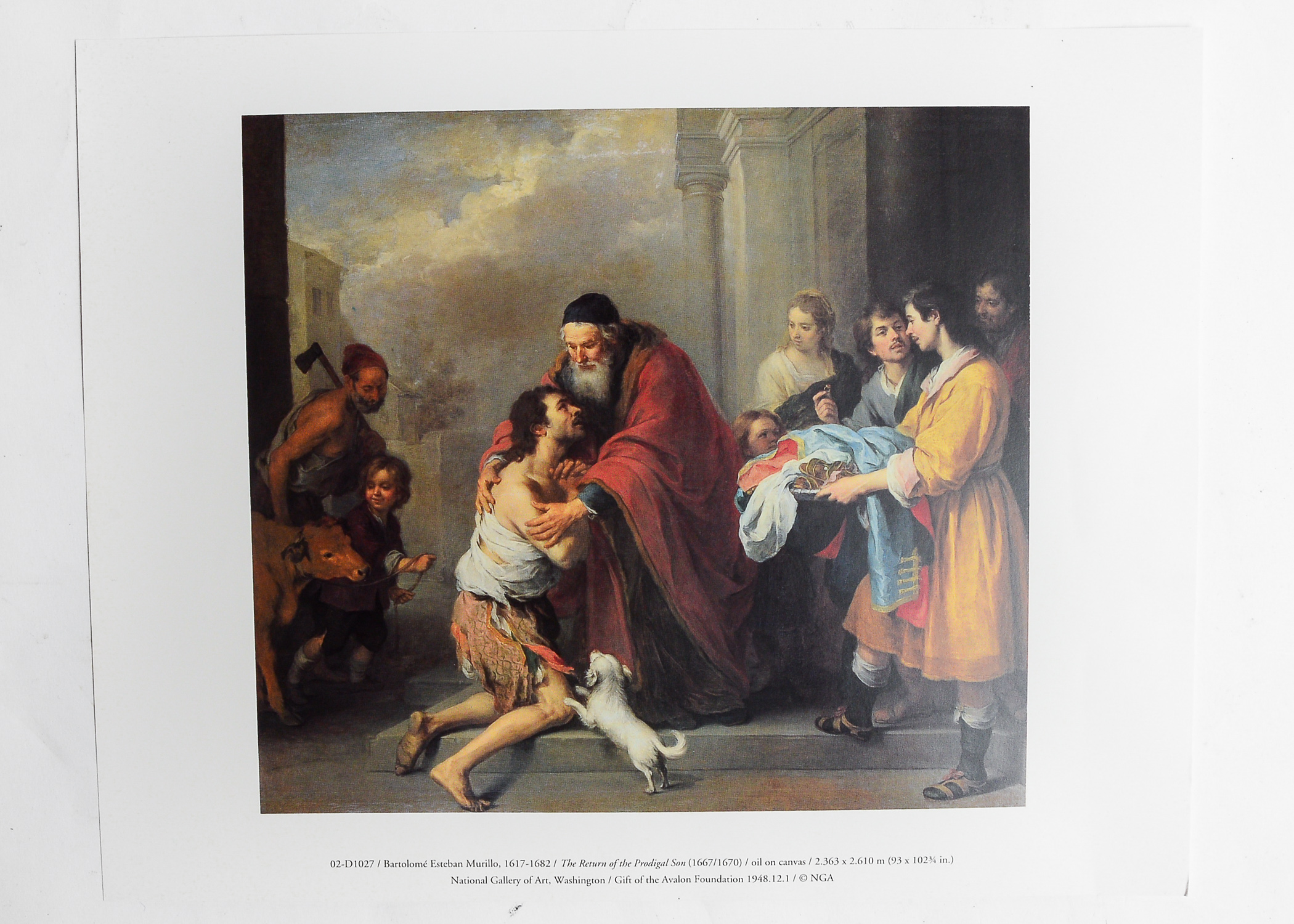 Bartolome Esteban Murillo "Return of the Prodigal Son" Art Print