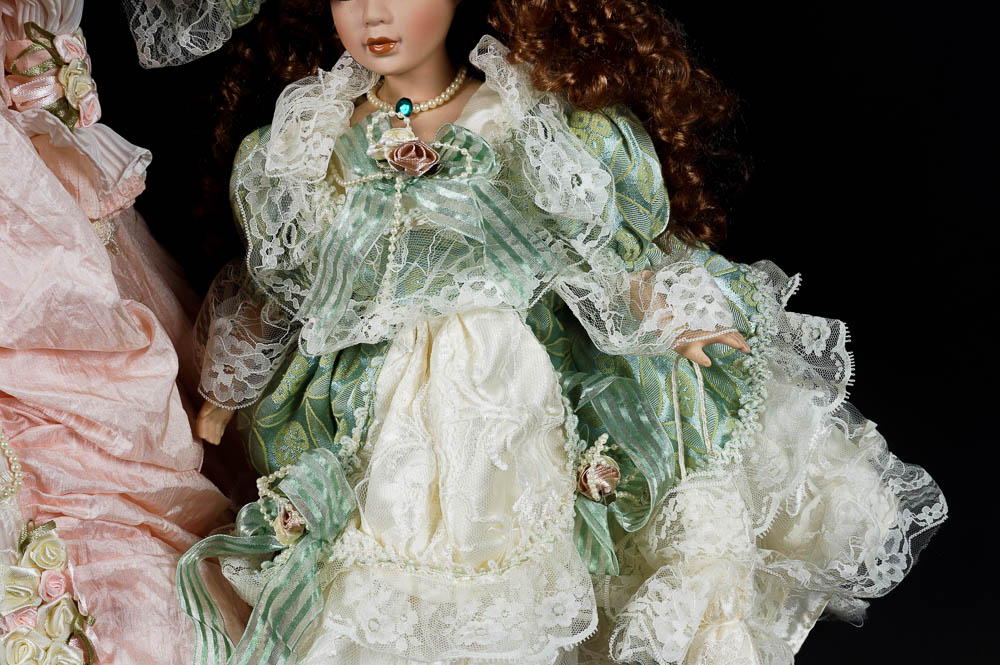 Elegant Porcelain Dolls