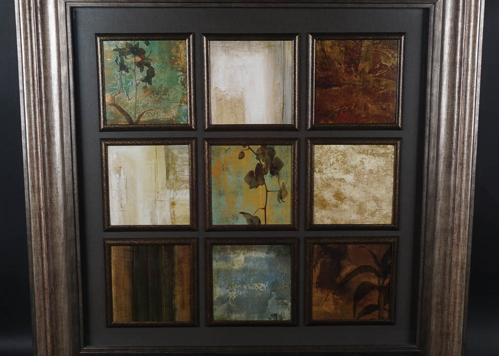 Framed Floral Wall Art