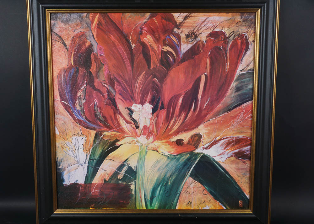 Framed Floral Wall Art