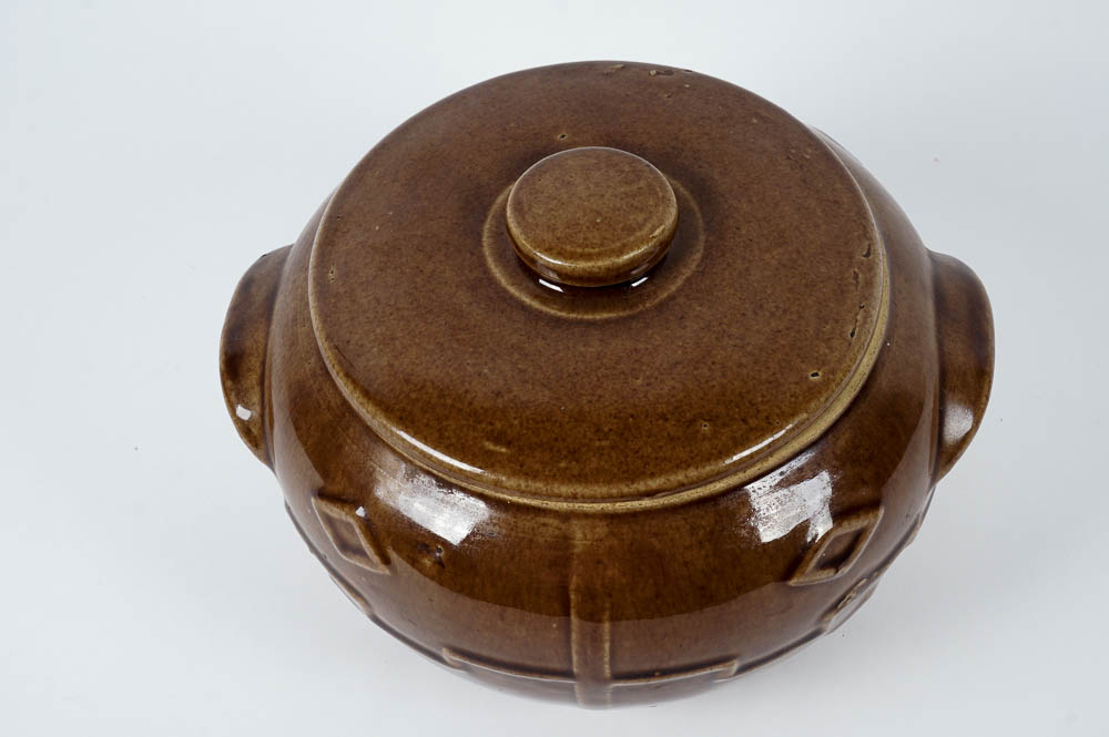 Glazed Stoneware Vessel