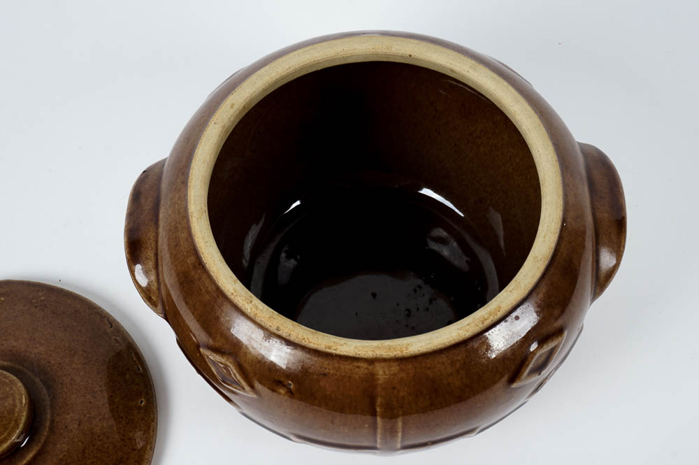 Glazed Stoneware Vessel