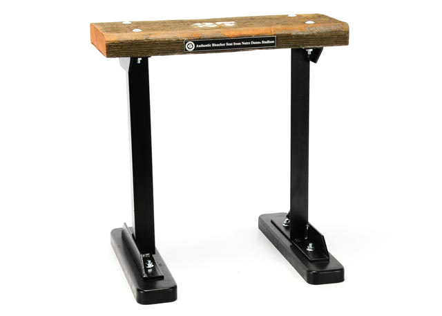 Notre Dame Stadium Seat Bench   Steiner  COA