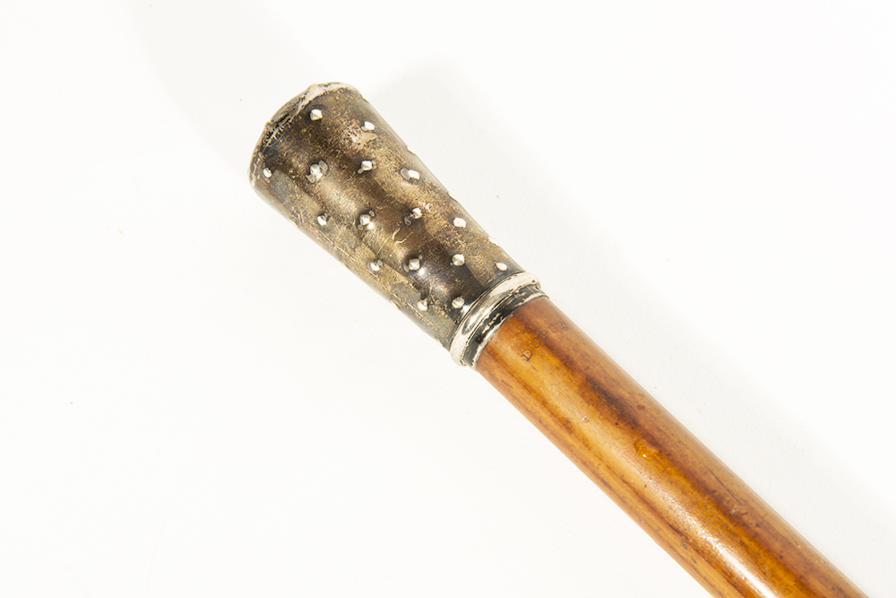 900 Silver Tipped Walking Stick