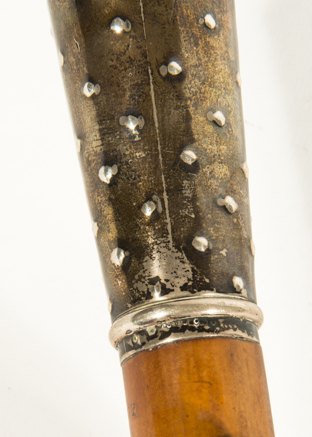 900 Silver Tipped Walking Stick