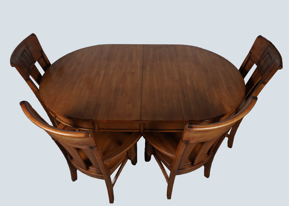 Mahogany Dining Table and Six Chairs
