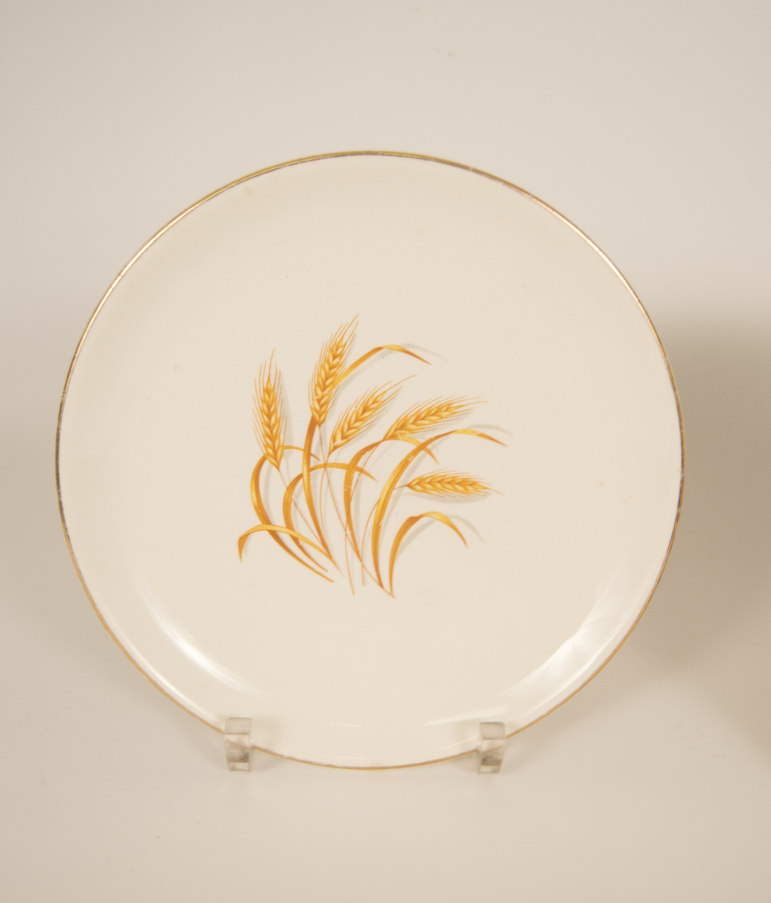 Vintage Set of Golden Wheat Dishes