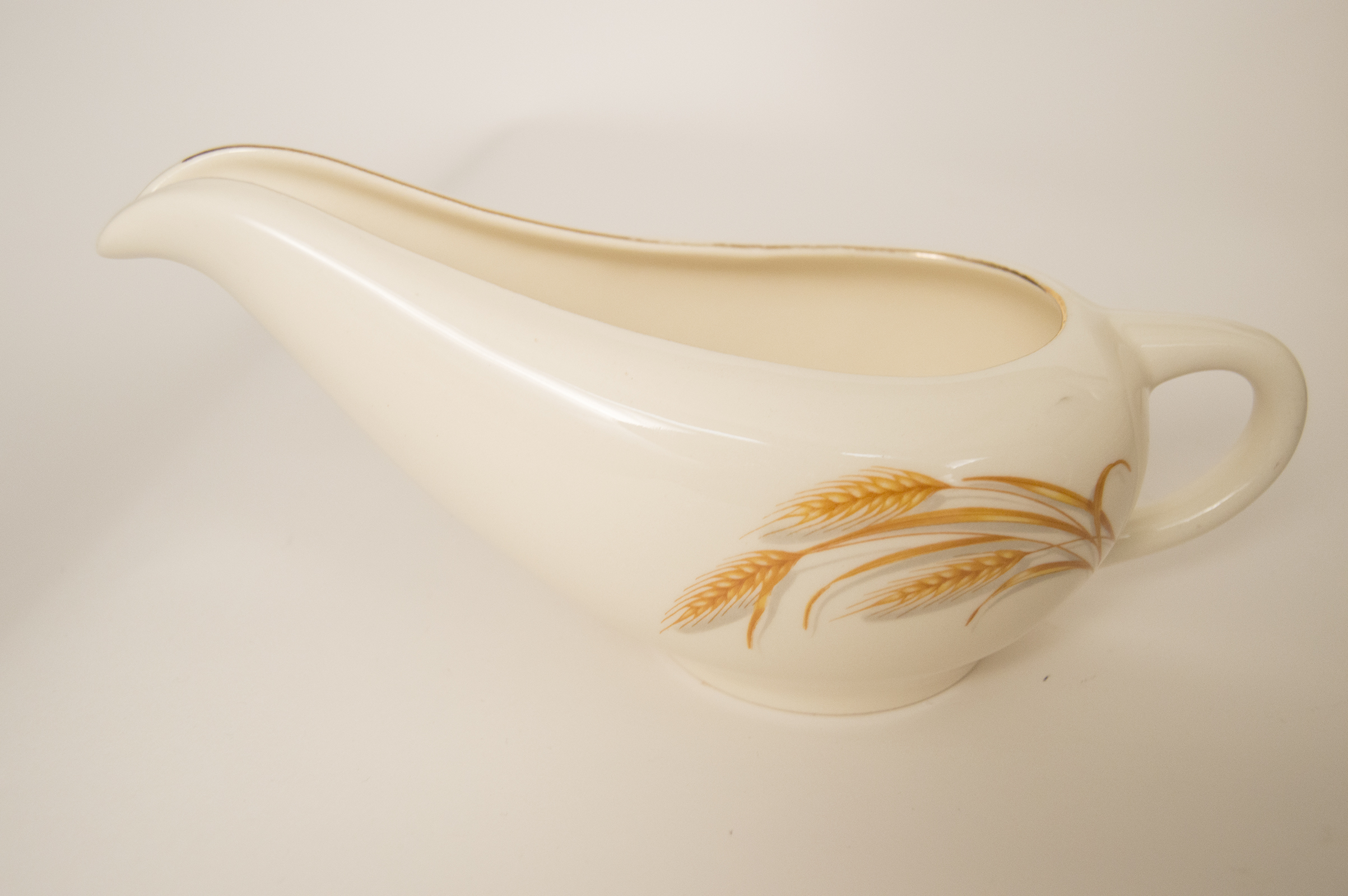 Vintage Set of Golden Wheat Dishes