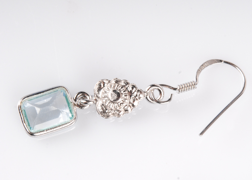 Genuine Topaz Sterling Earrings