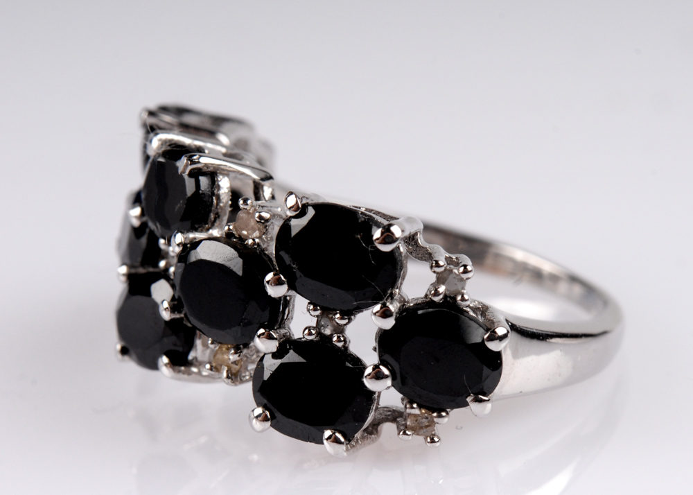 Sapphire and Diamond  Ring