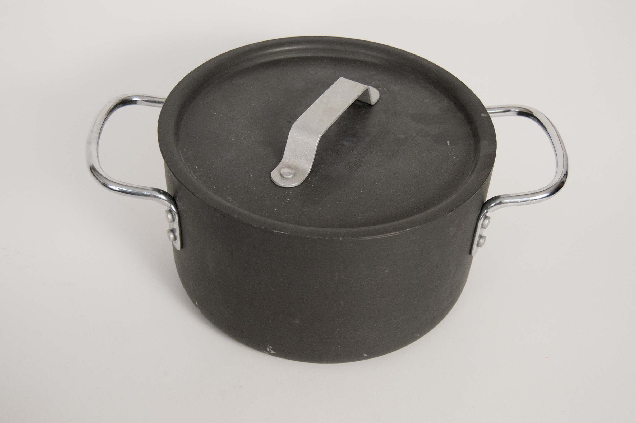 Set of Black Pots and Pans