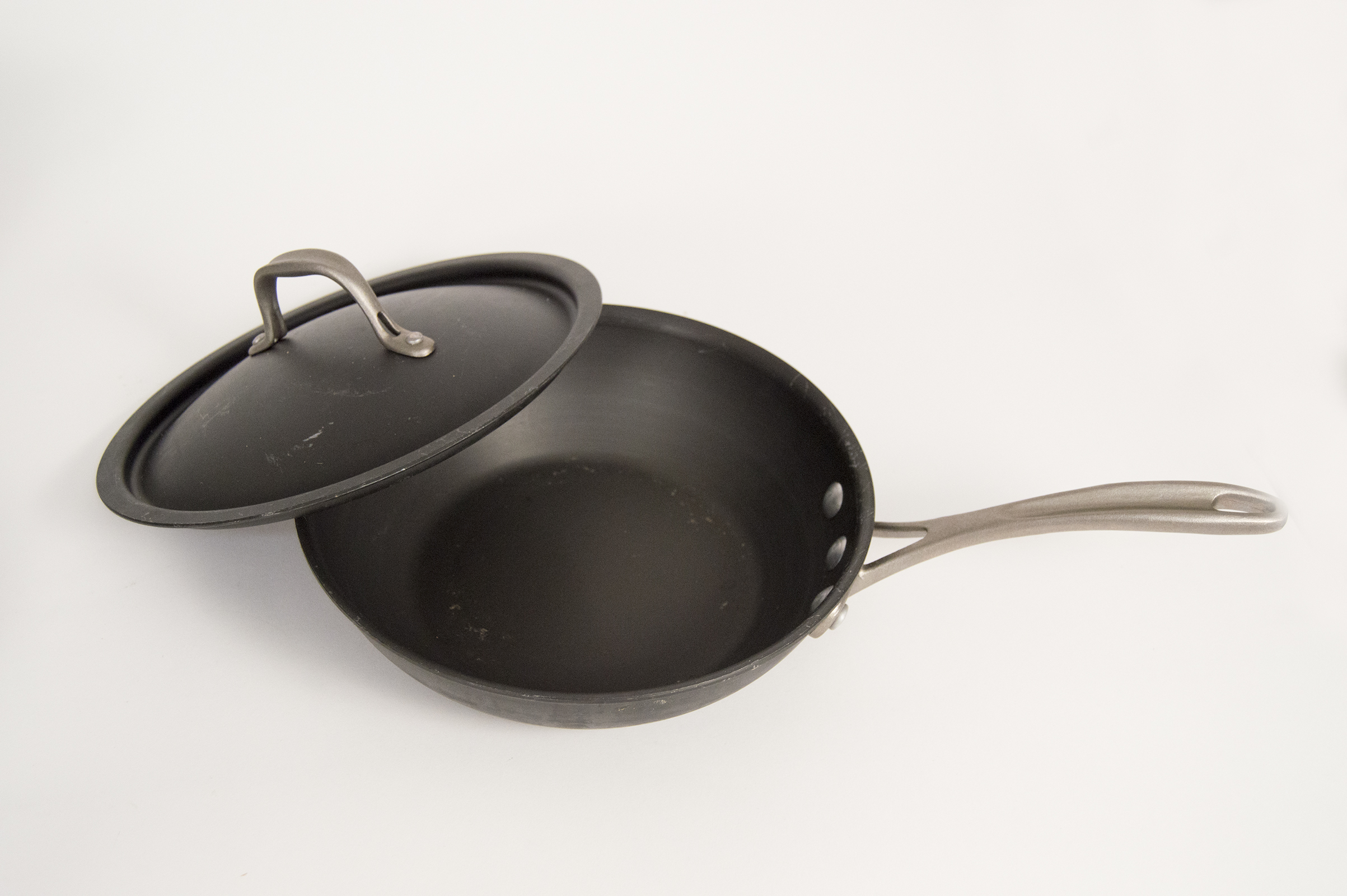 Set of Black Pots and Pans