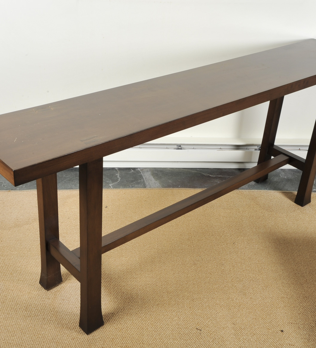 Shinto Walnut Console Table