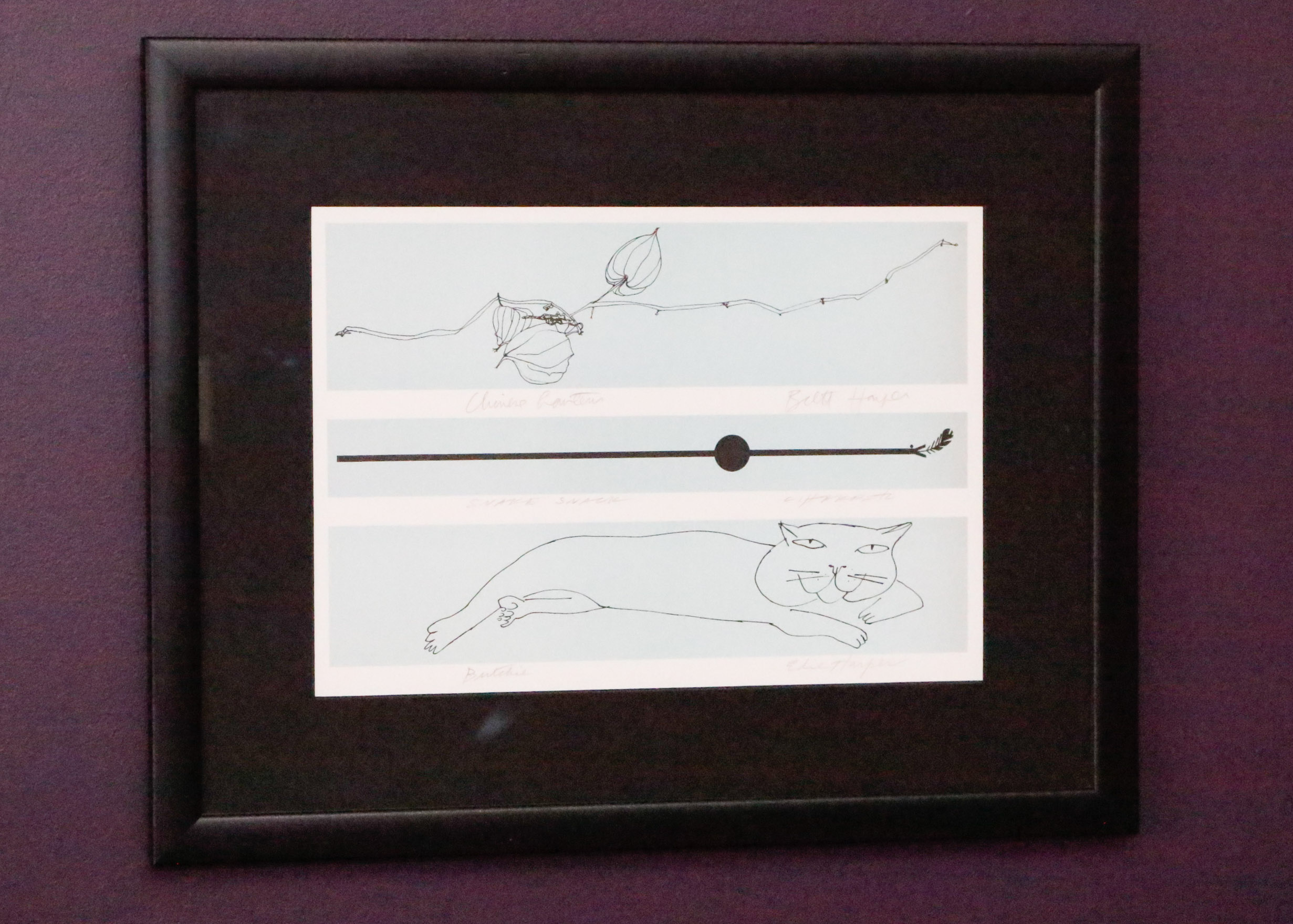 Signed Charley, Brett, and Edie Harper Collaborative Work