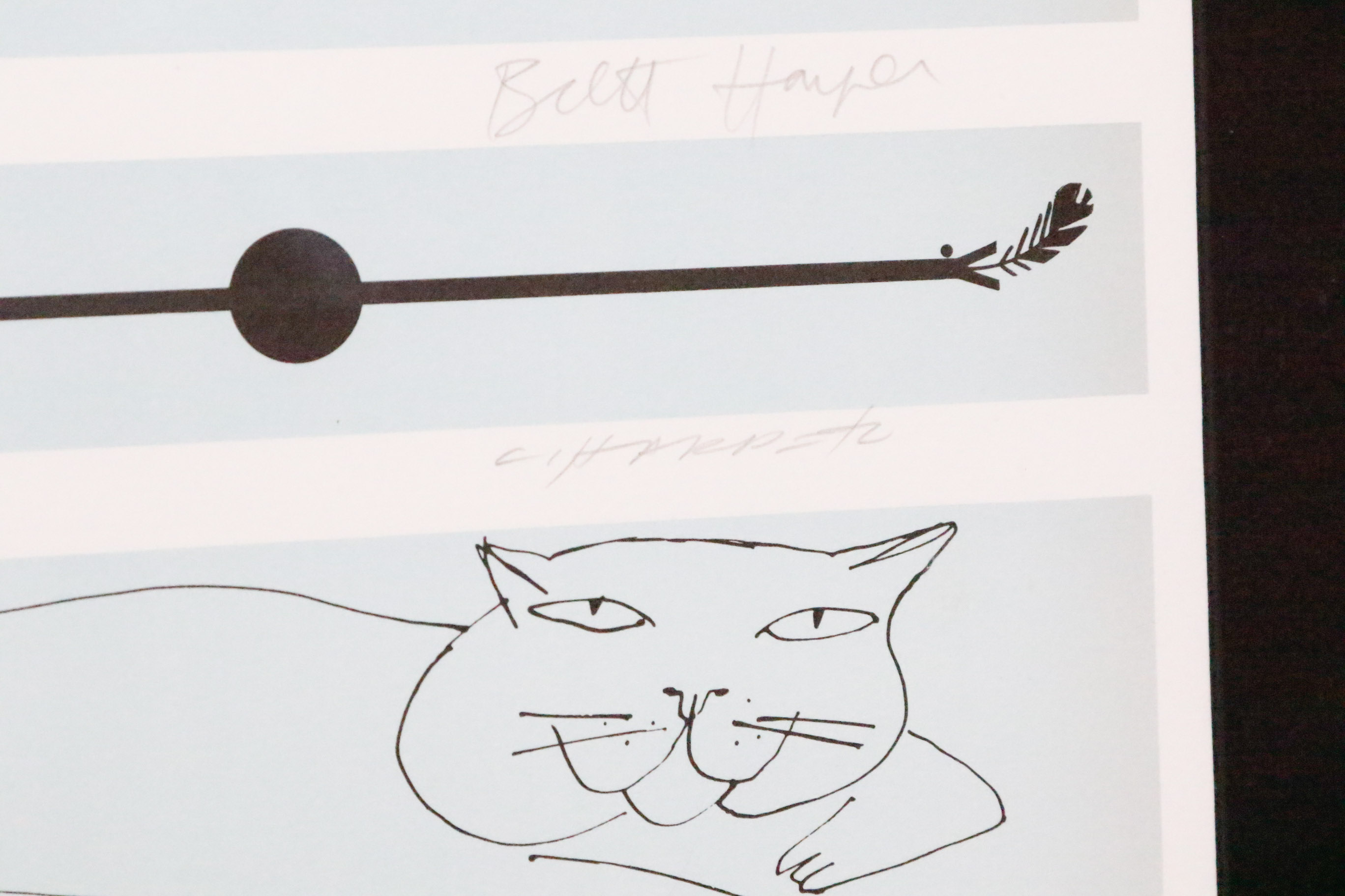 Signed Charley, Brett, and Edie Harper Collaborative Work