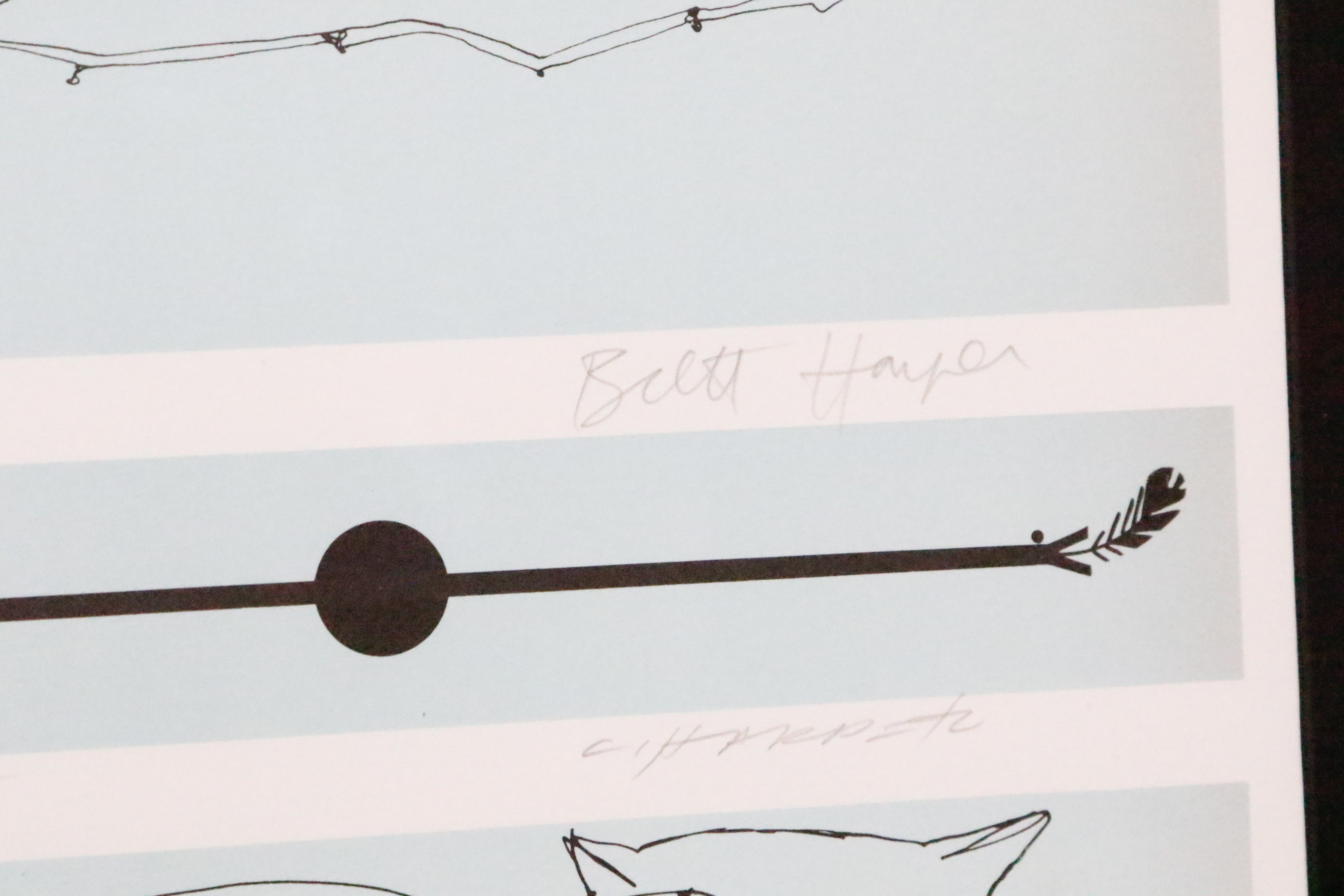 Signed Charley, Brett, and Edie Harper Collaborative Work