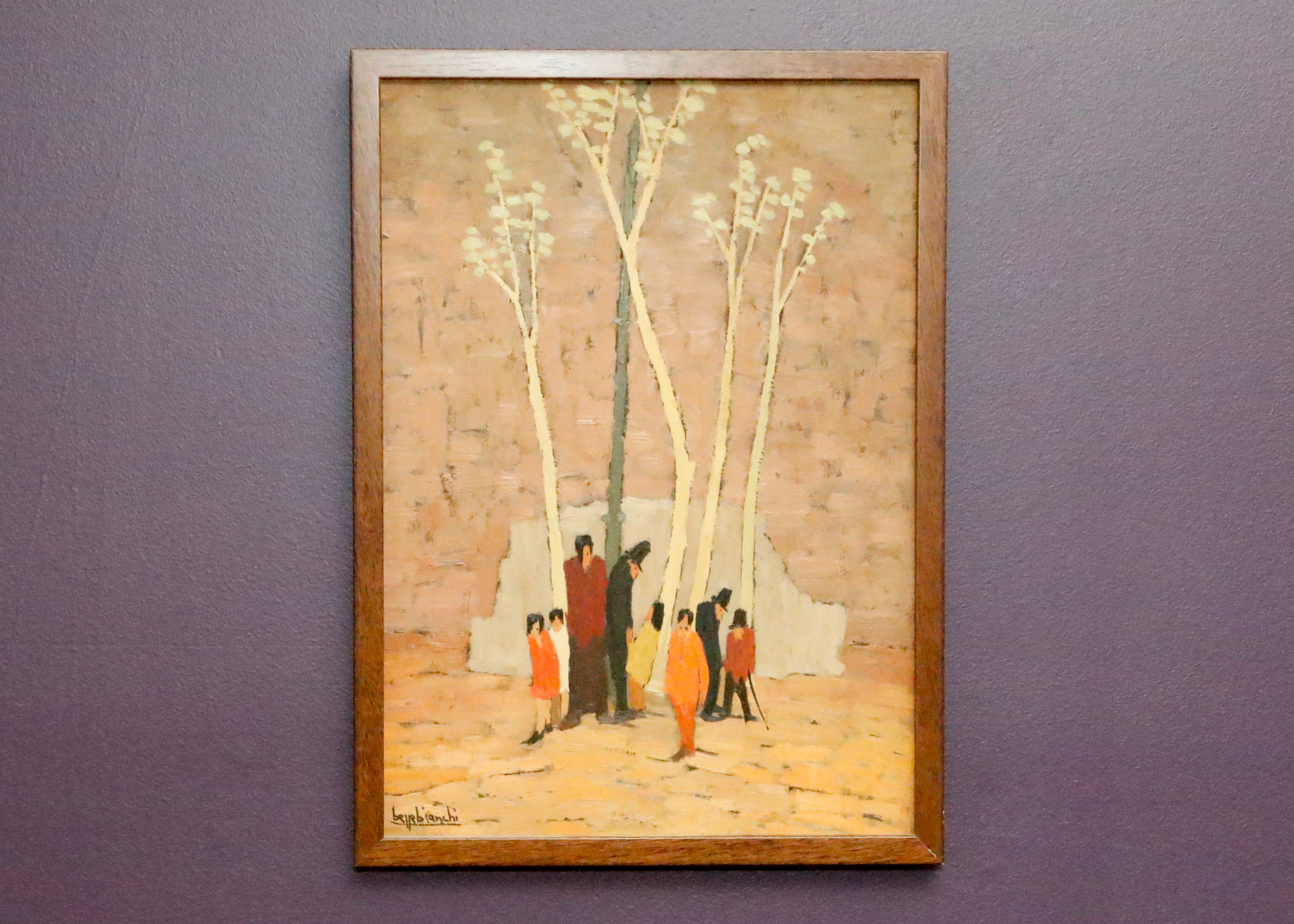 Original Painting of People Surrounded By Trees by Beirbianchi