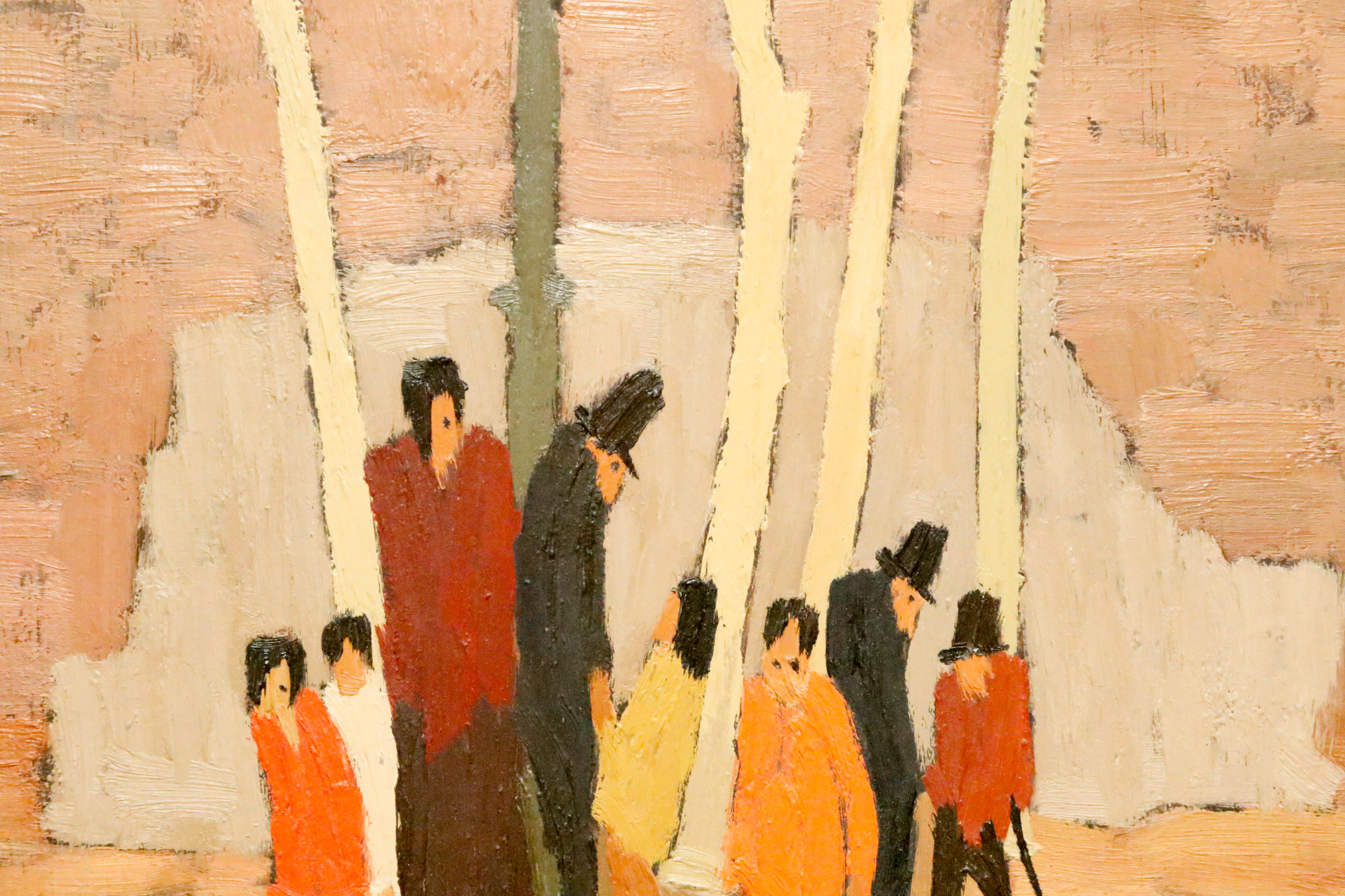 Original Painting of People Surrounded By Trees by Beirbianchi