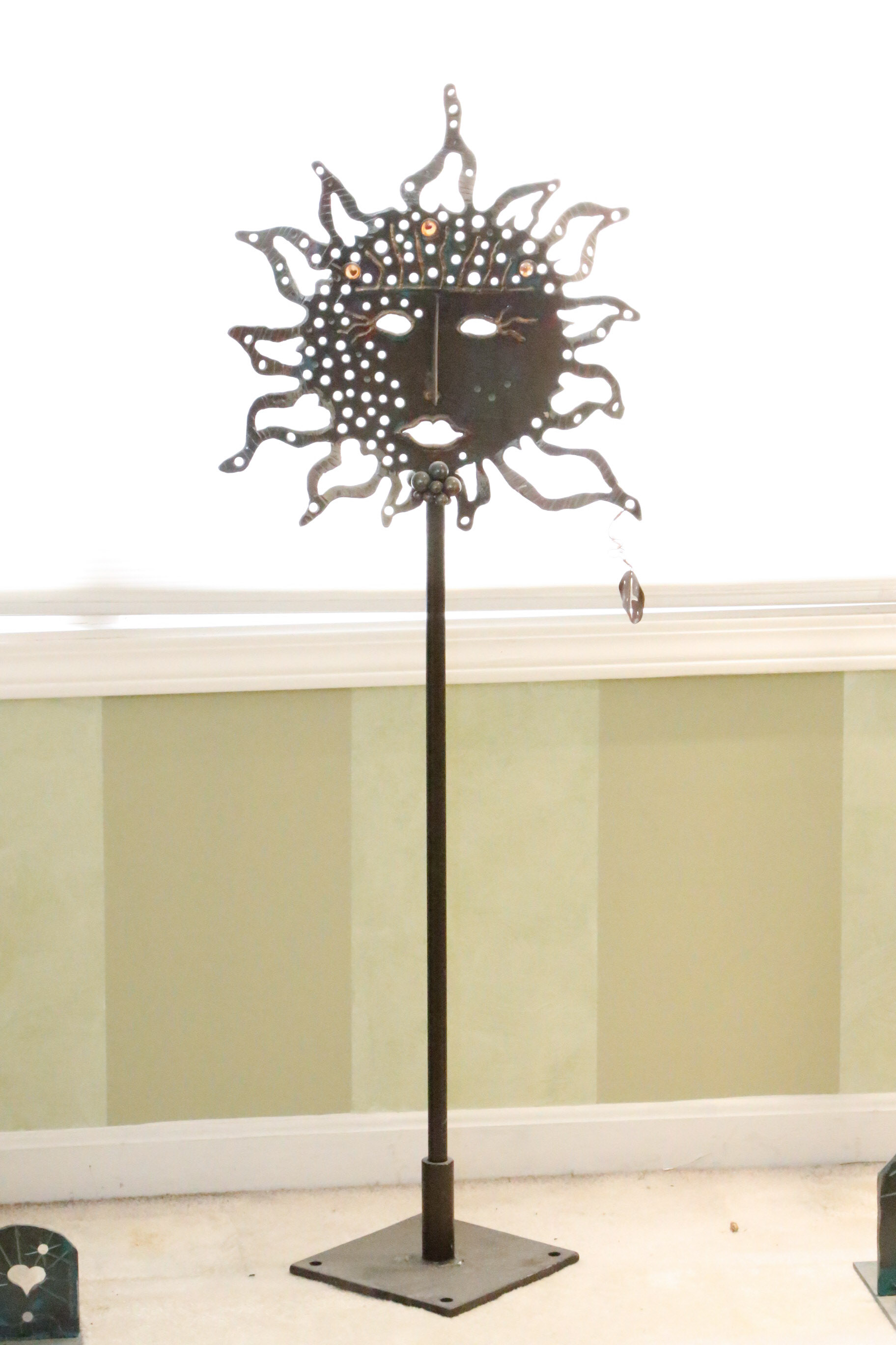 Original Edward Casagrande Metalwork Sun Sculpture