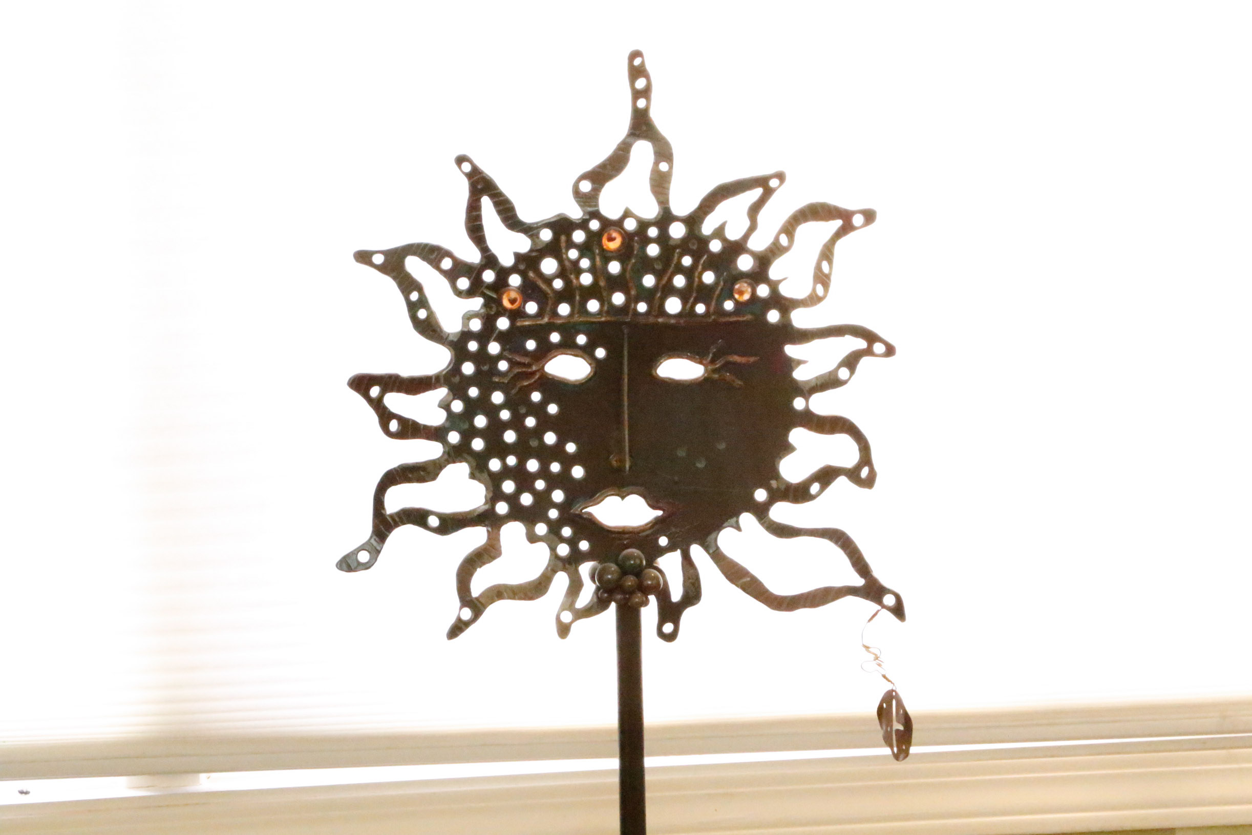 Original Edward Casagrande Metalwork Sun Sculpture