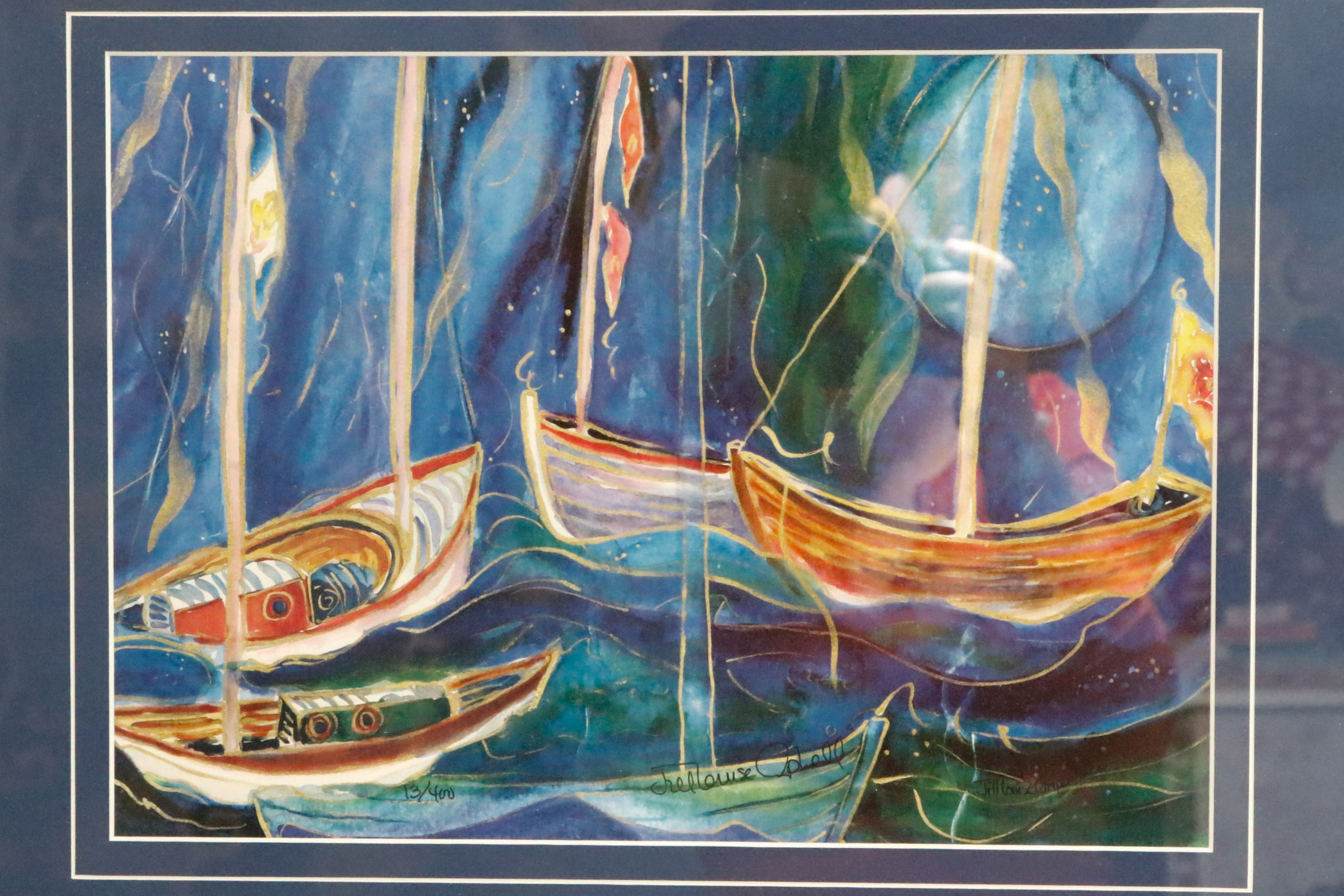 Pair of Jill Louise Campbell Limited Edition Framed Prints