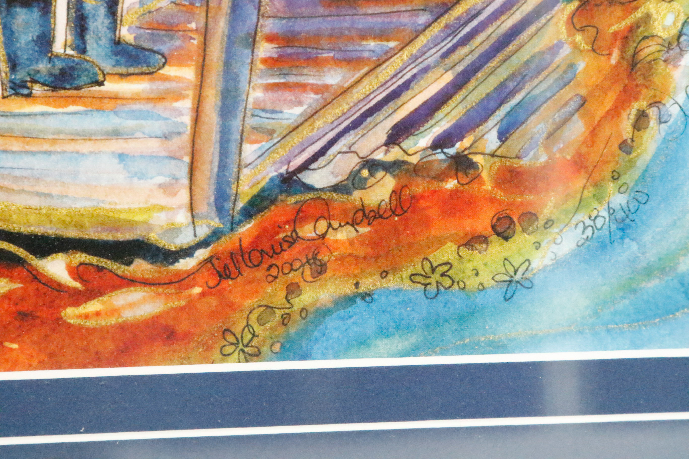 Pair of Jill Louise Campbell Limited Edition Framed Prints