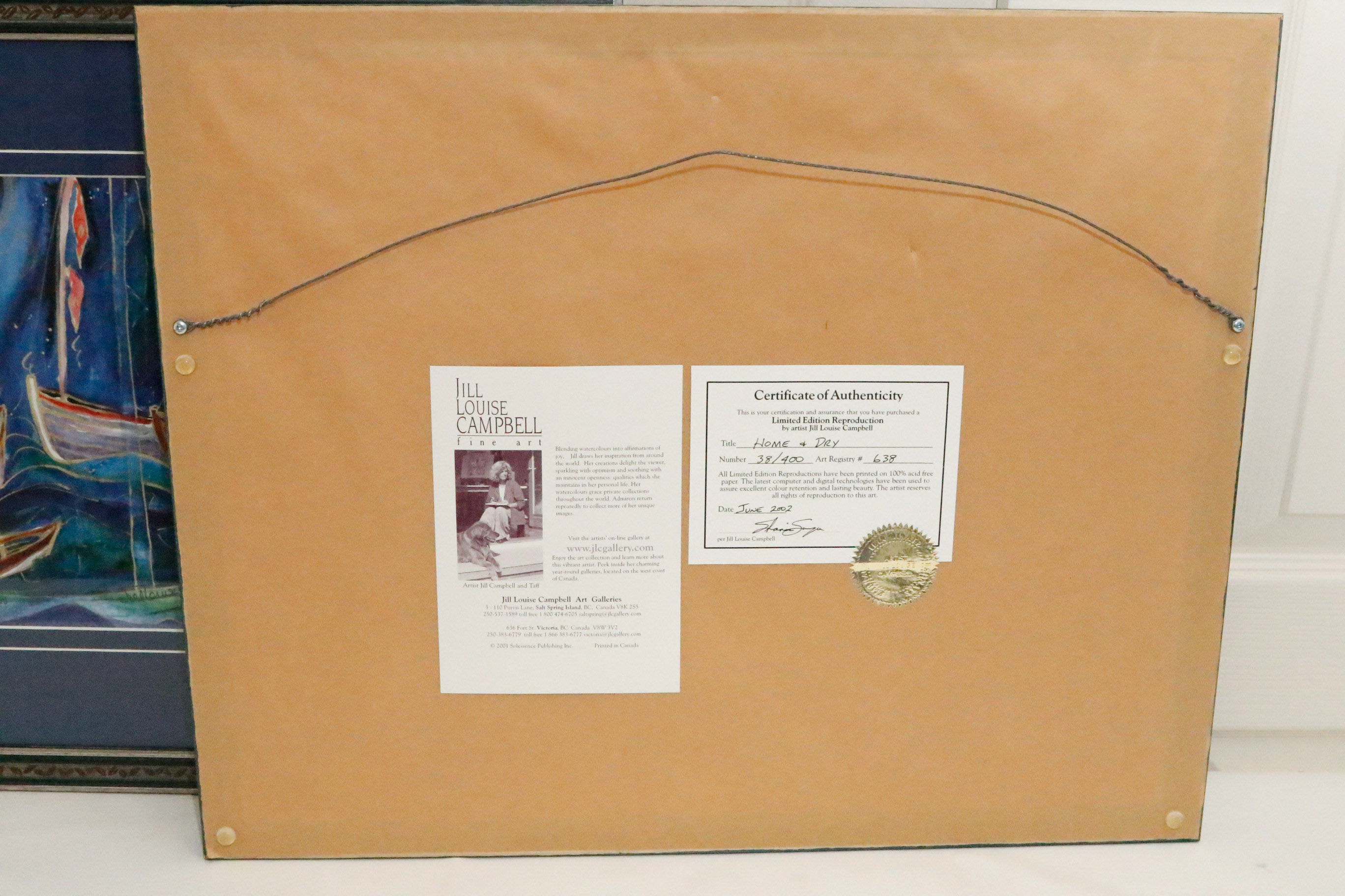 Pair of Jill Louise Campbell Limited Edition Framed Prints